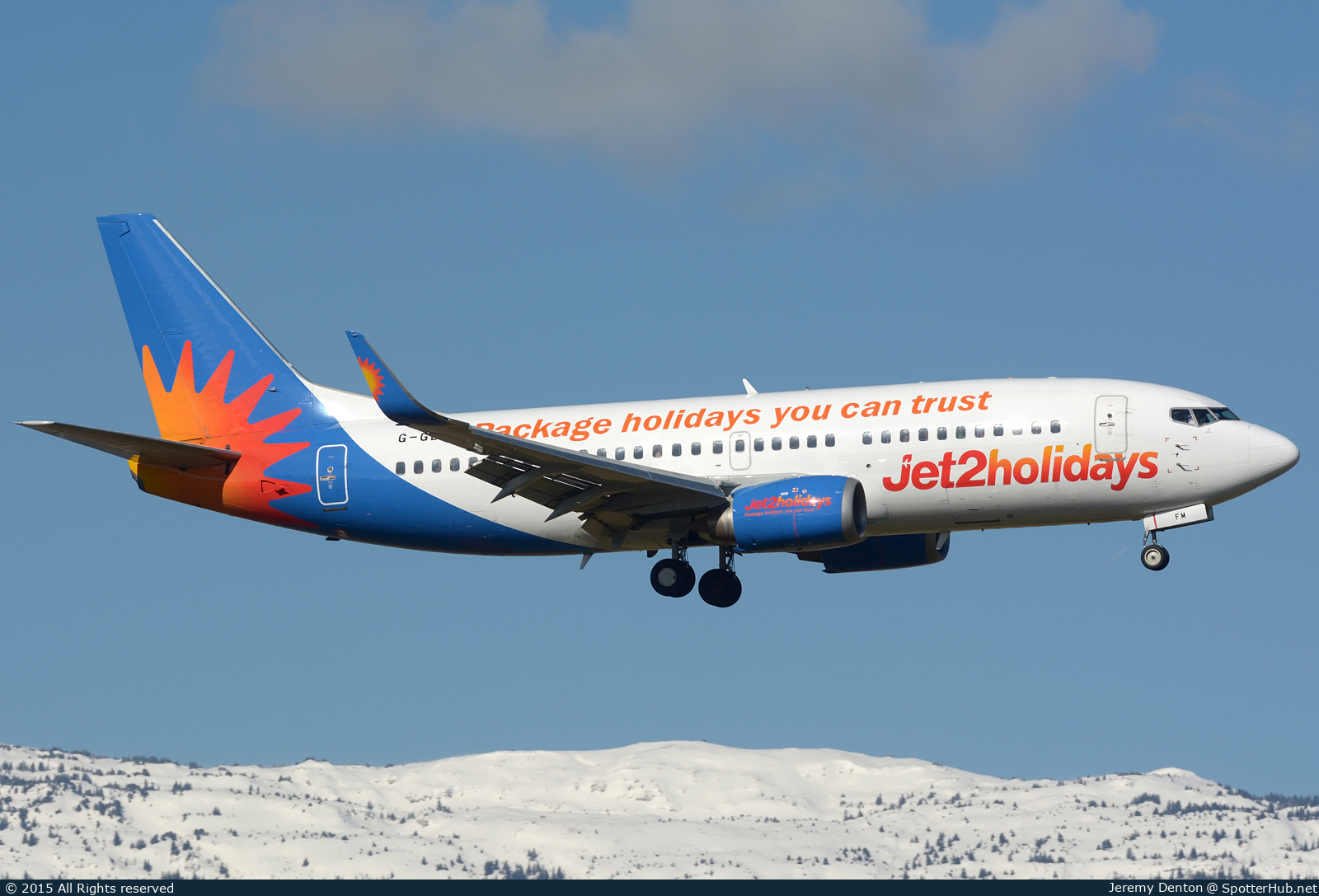 Photo of G-GDFM - Boeing 737-36N operated by Jet2
