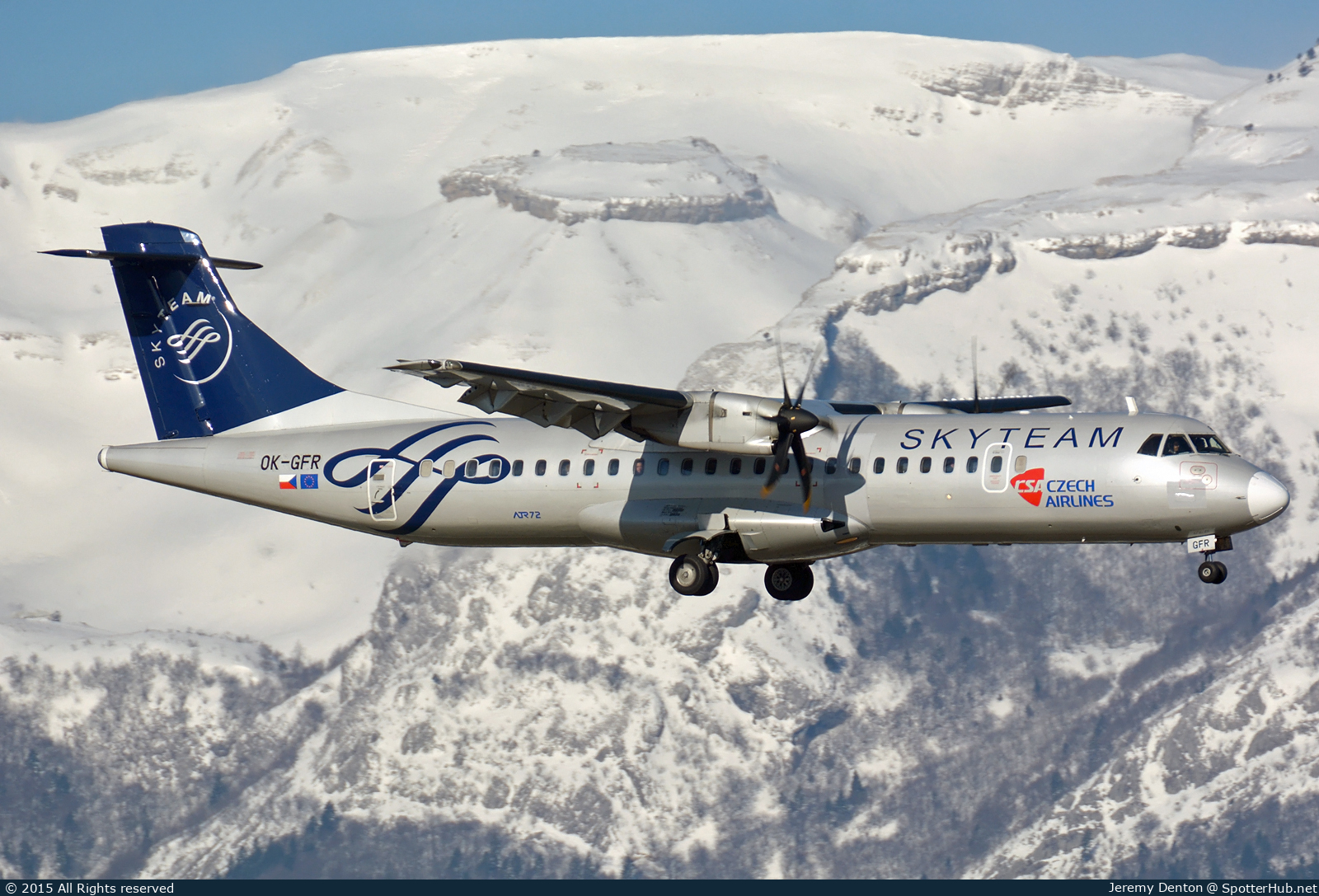 Photo of OK-GFR - ATR 72-500 operated by CSA Czech Airlines