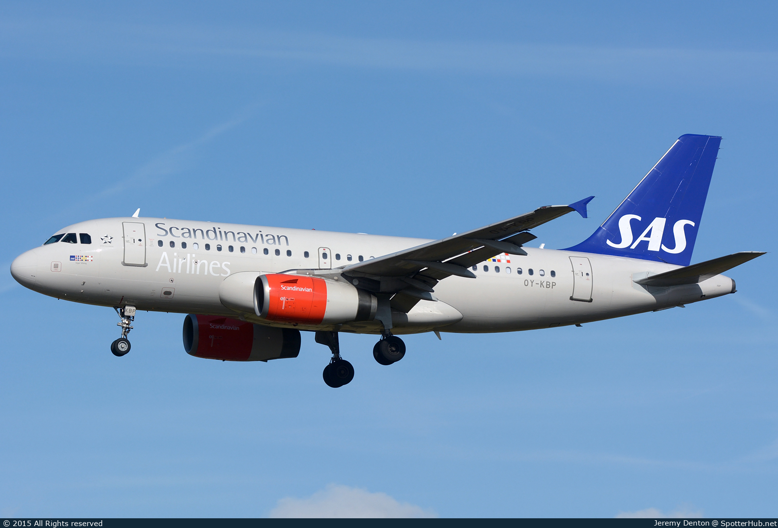 Photo of OY-KBP - Airbus A319-132 operated by SAS Scandinavian Airlines