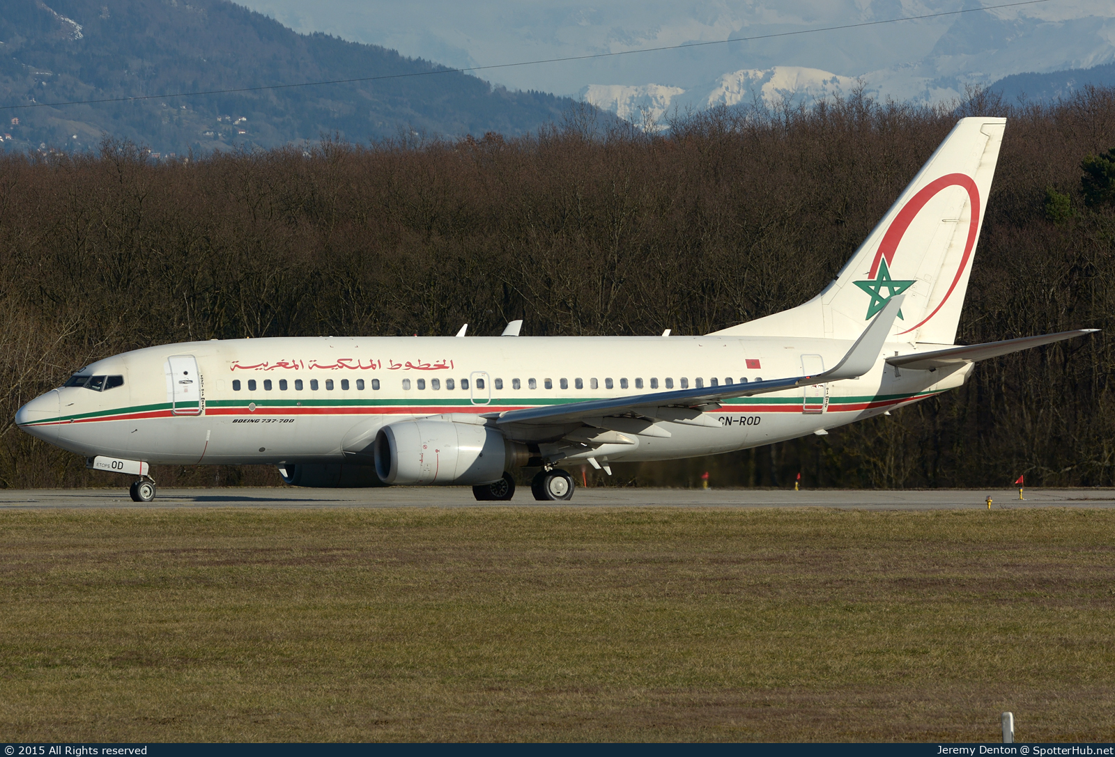 Photo of CN-ROD - Boeing 737-7B6 operated by Royal Air Maroc