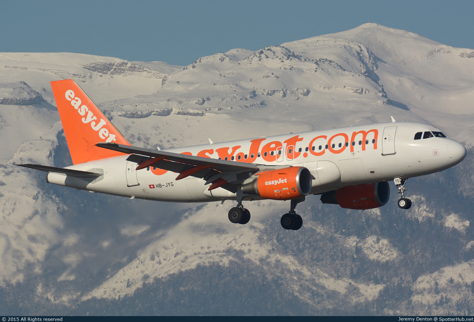 Photo of HB-JYG - Airbus A319-111 operated by easyJet Switzerland