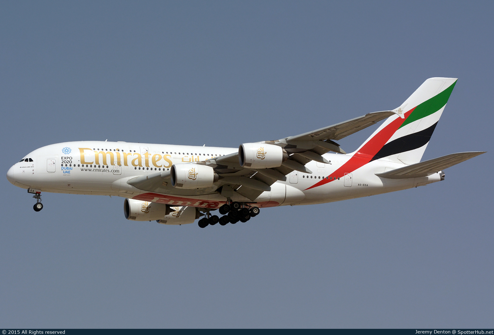 Photo of A6-EEA - Airbus A380-861 operated by Emirates