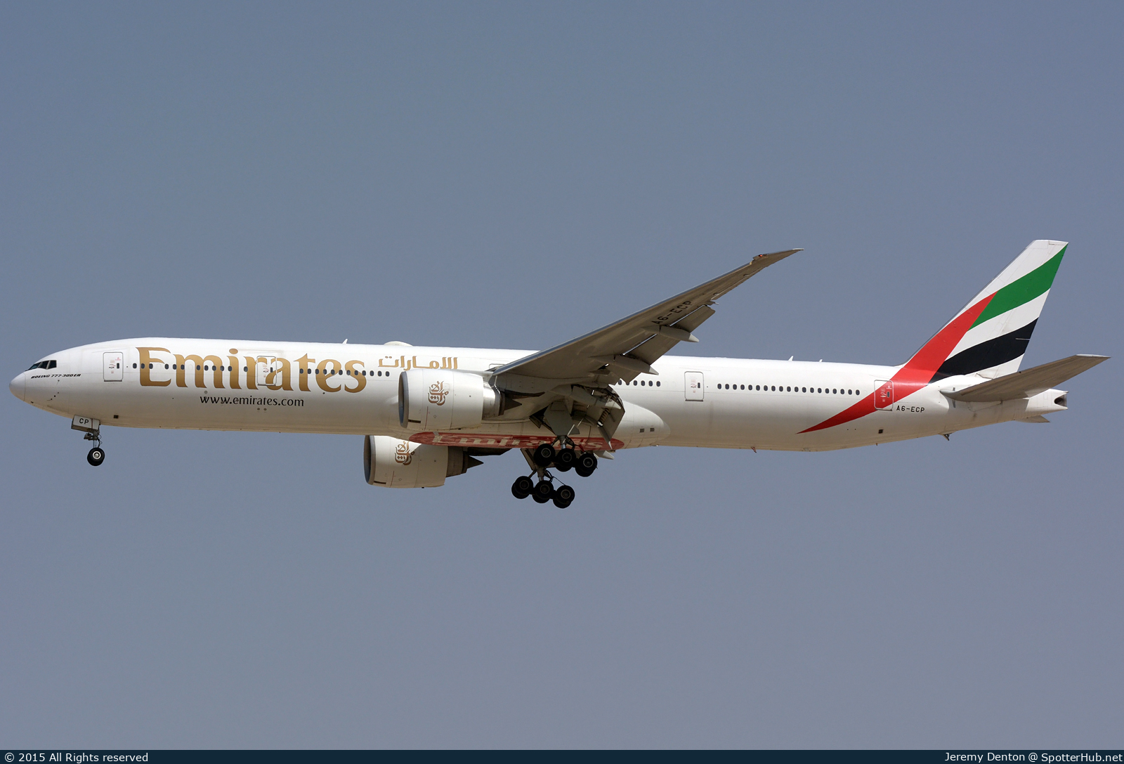 Photo of A6-ECP - Boeing 777-36N(ER) operated by Emirates