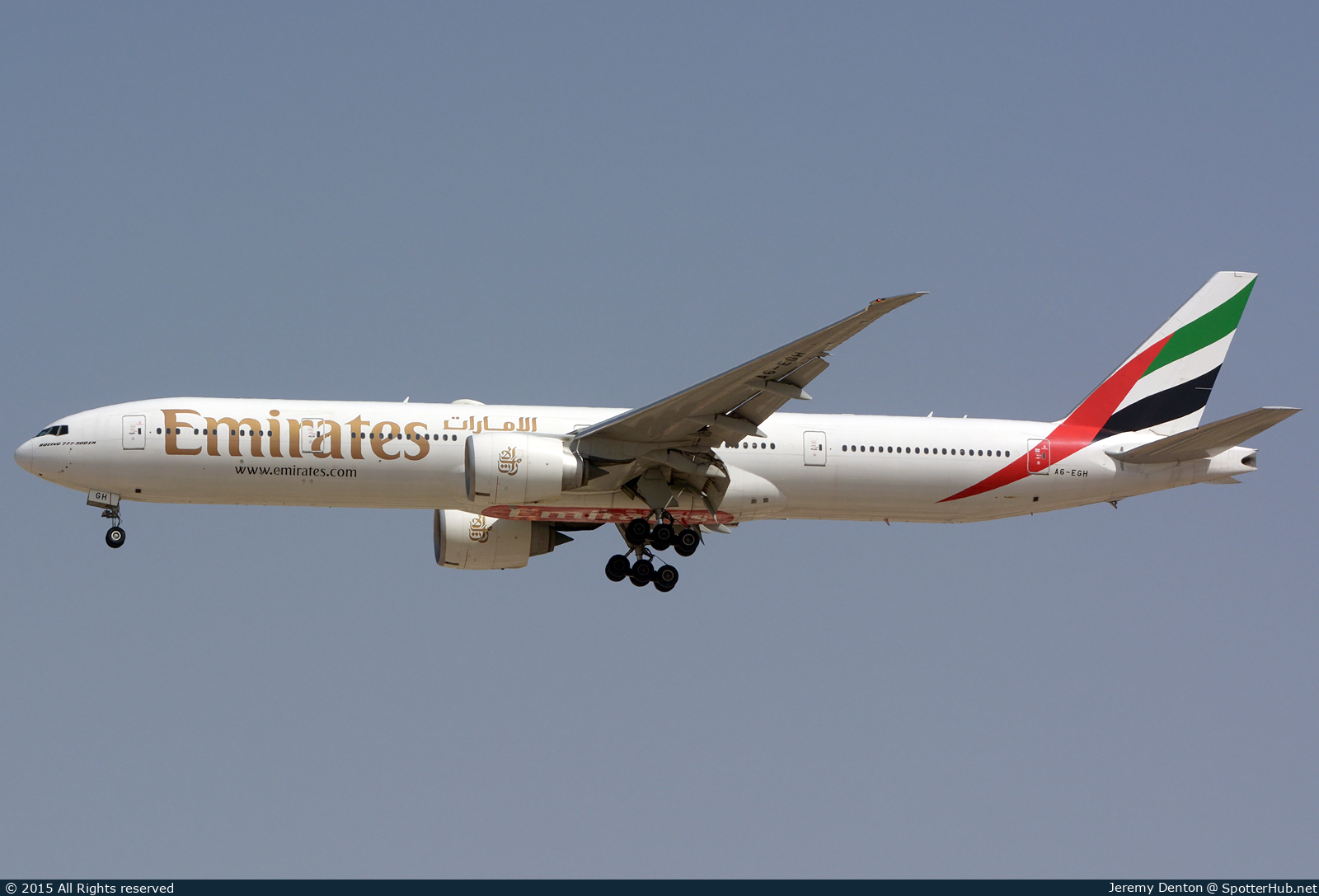 Photo of A6-EGH - Boeing 777-31H(ER) operated by Emirates
