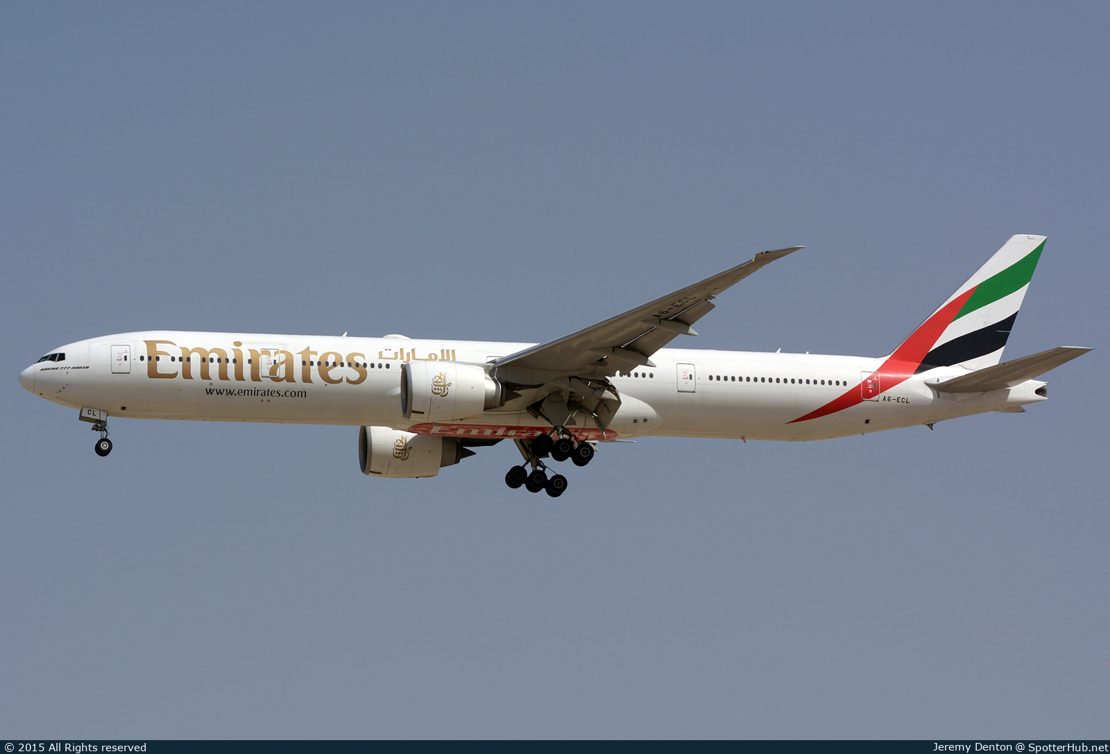 Photo of A6-ECL - Boeing 777-36N(ER) operated by Emirates