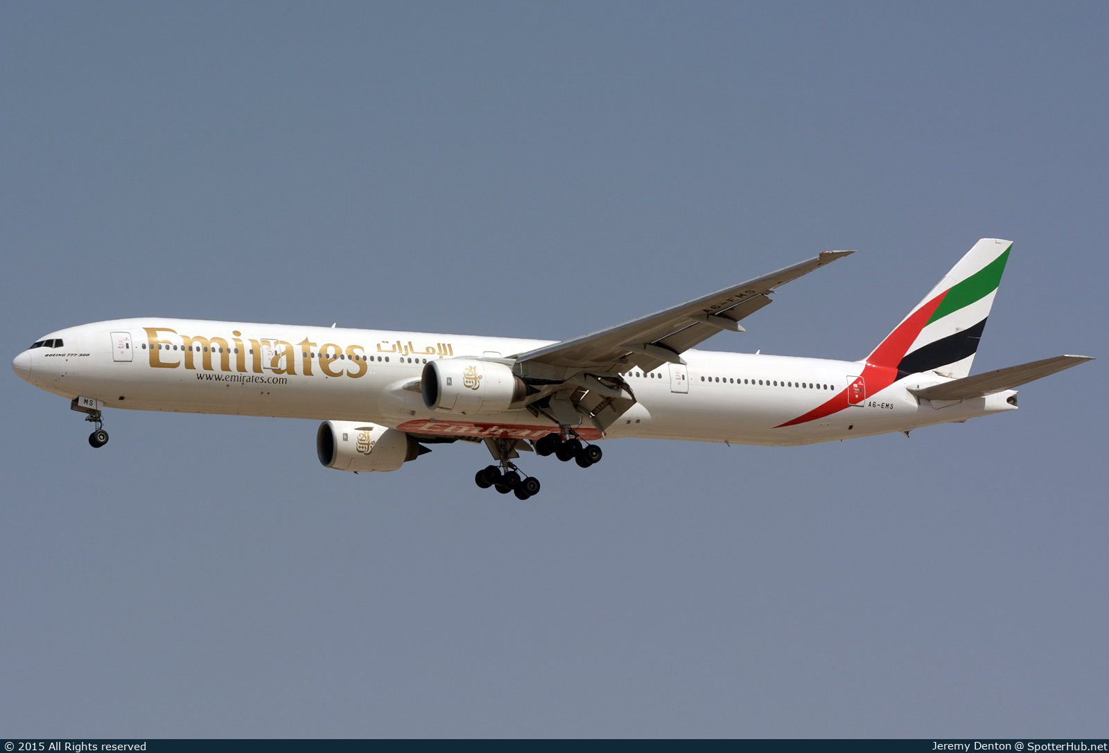 Photo of A6-EMS - Boeing 777-31H operated by Emirates