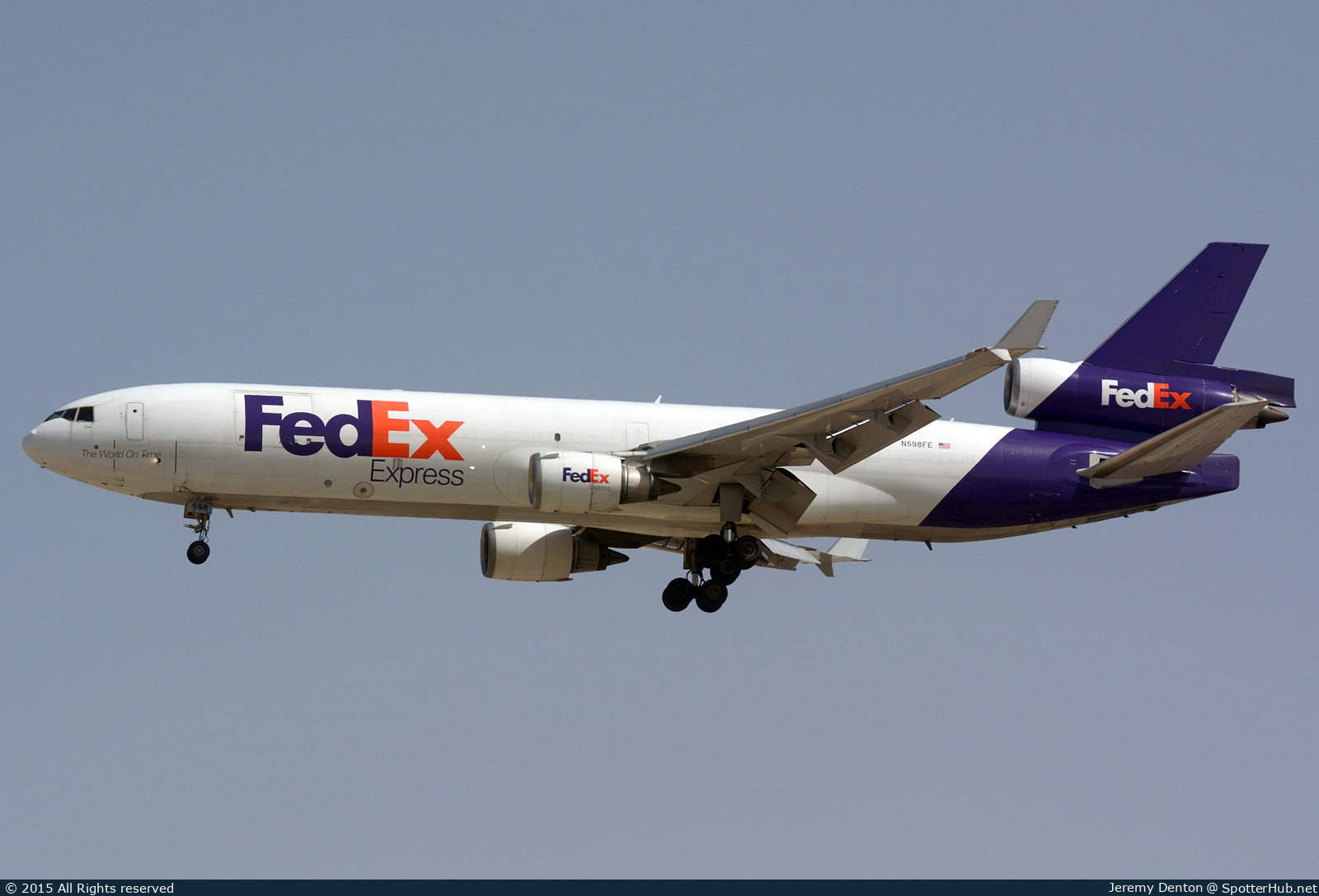 Photo of N598FE - McDonnell Douglas MD-11(F) operated by FedEx