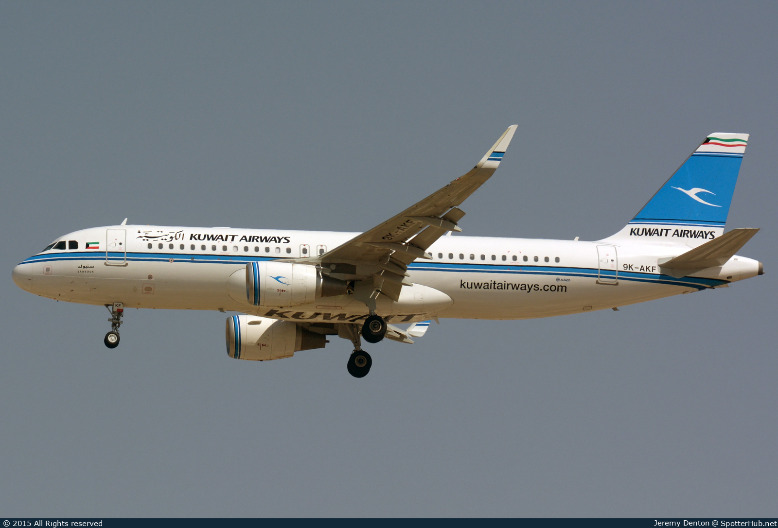 Photo of 9K-AKF - Airbus A320-214 operated by Kuwait Airways
