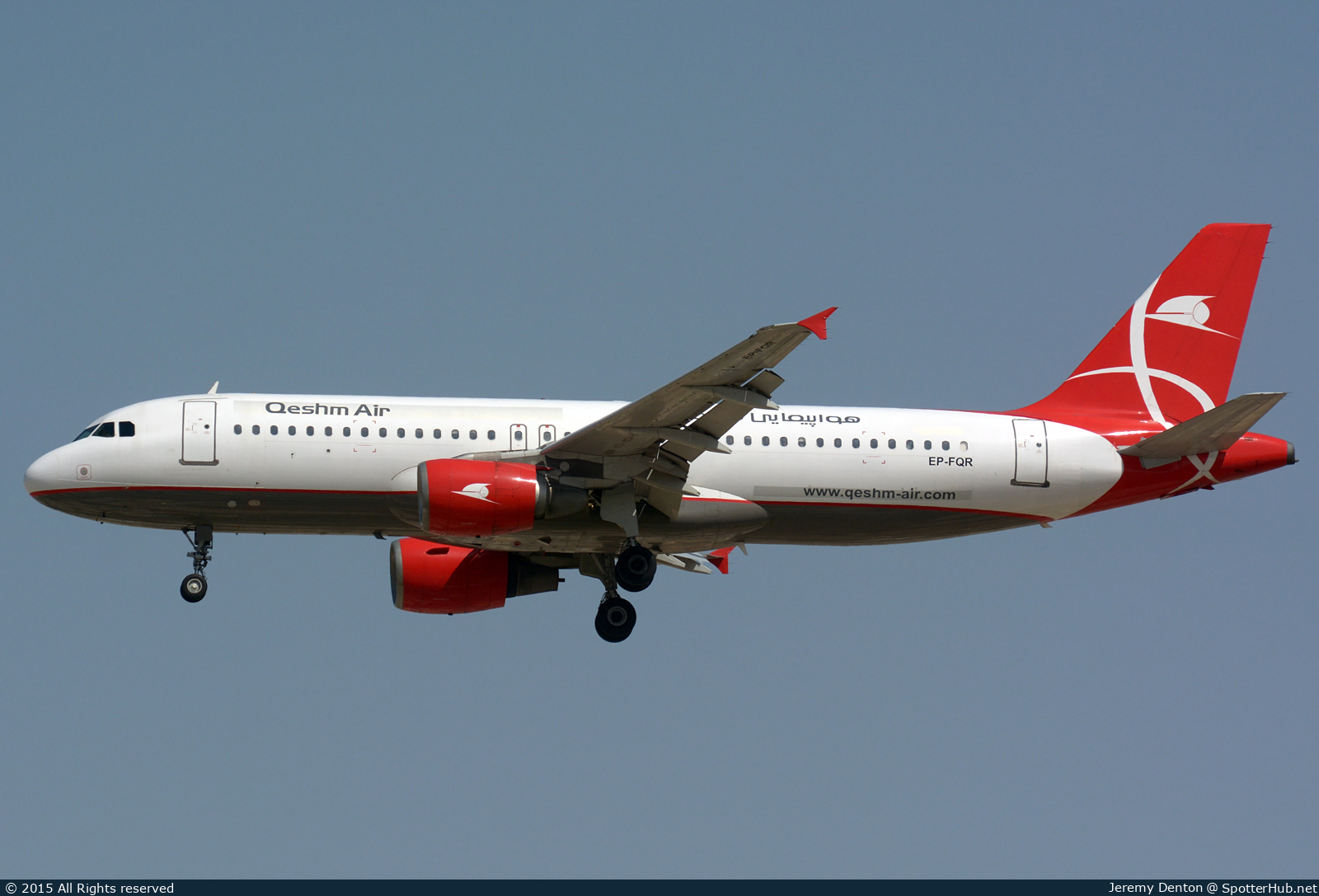 Photo of EP-FQR - Airbus A320-214 operated by Qeshm Air