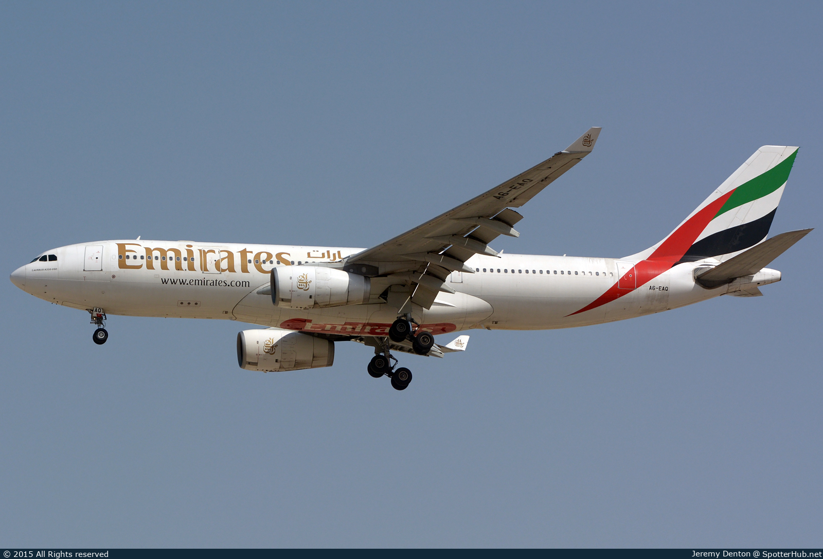 Photo of A6-EAQ - Airbus A330-243 operated by Emirates