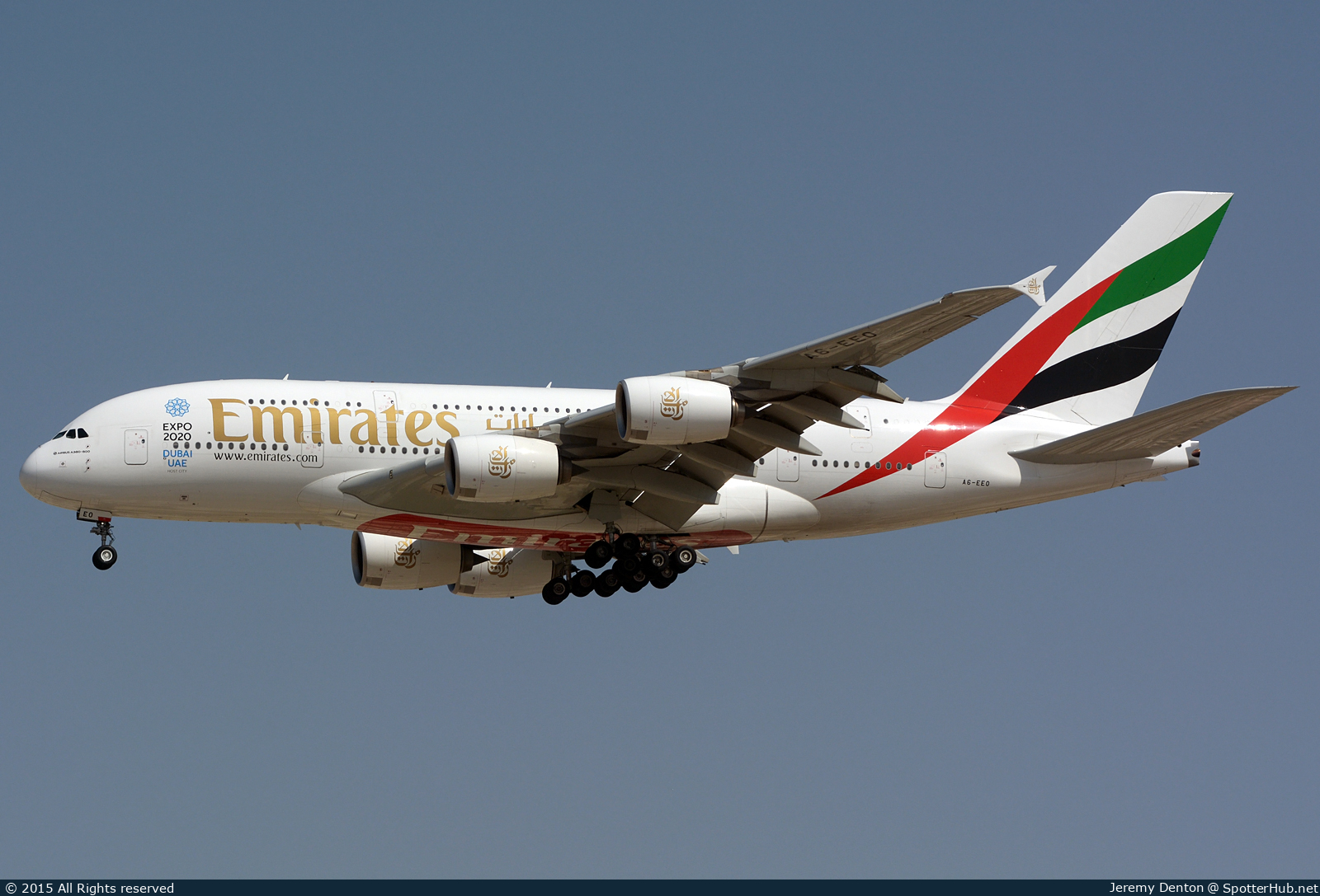 Photo of A6-EEO - Airbus A380-861 operated by Emirates