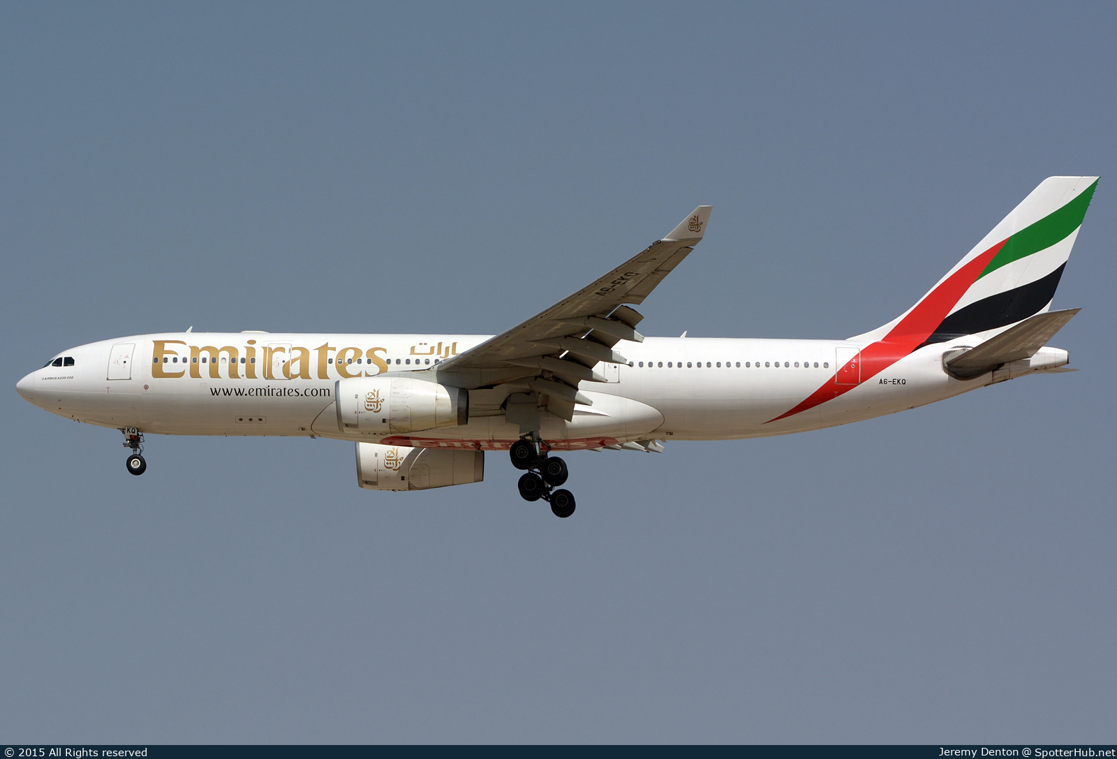 Photo of A6-EKQ - Airbus A330-243 operated by Emirates