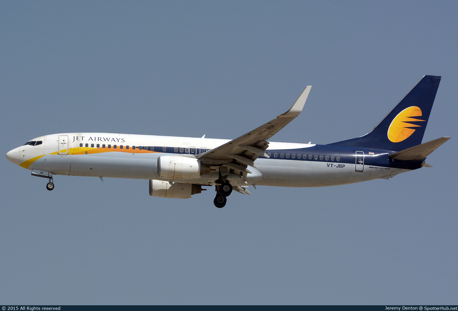 Photo of VT-JBP - Boeing 737-86N operated by Jet Airways