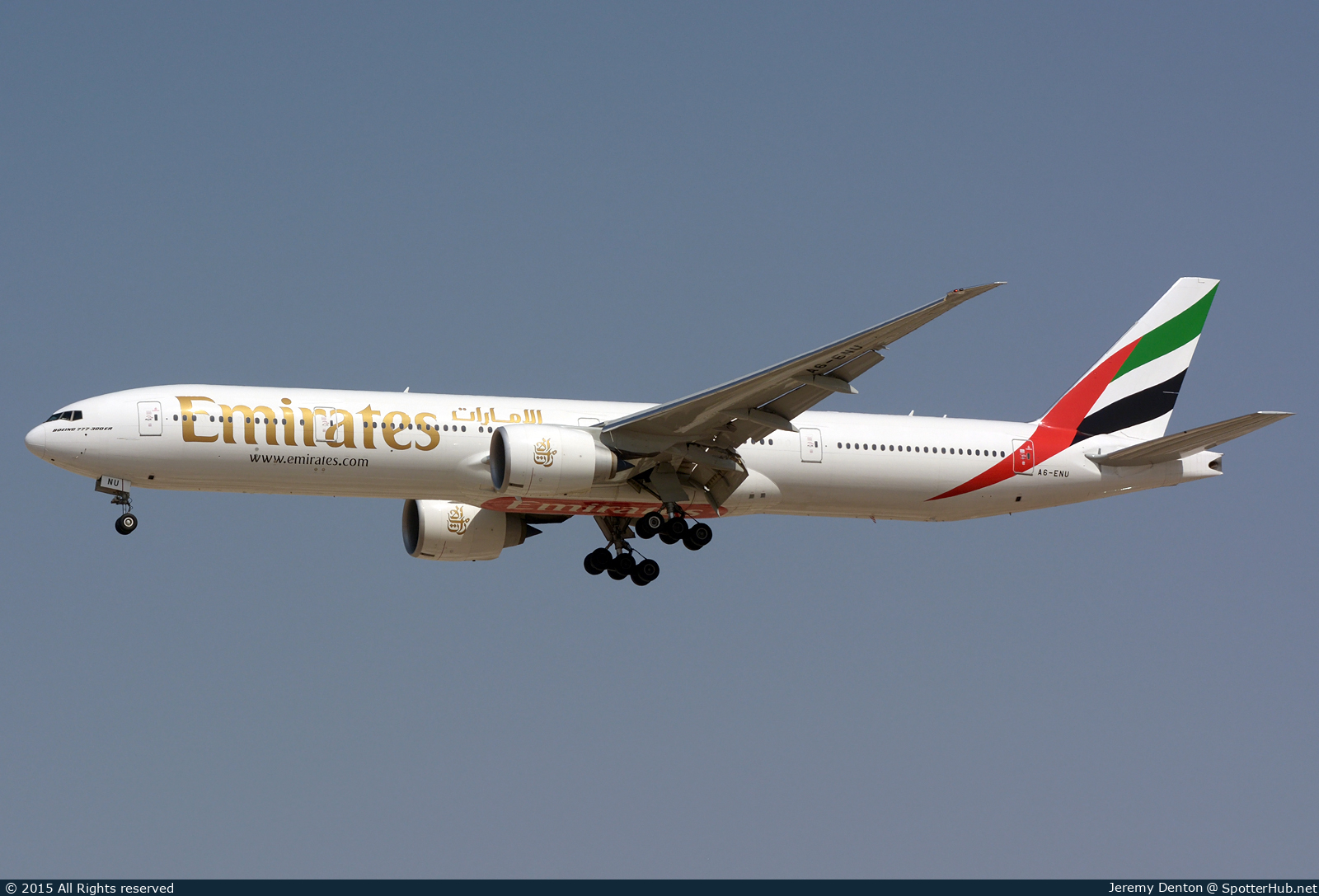 Photo of A6-ENU - Boeing 777-31H(ER) operated by Emirates