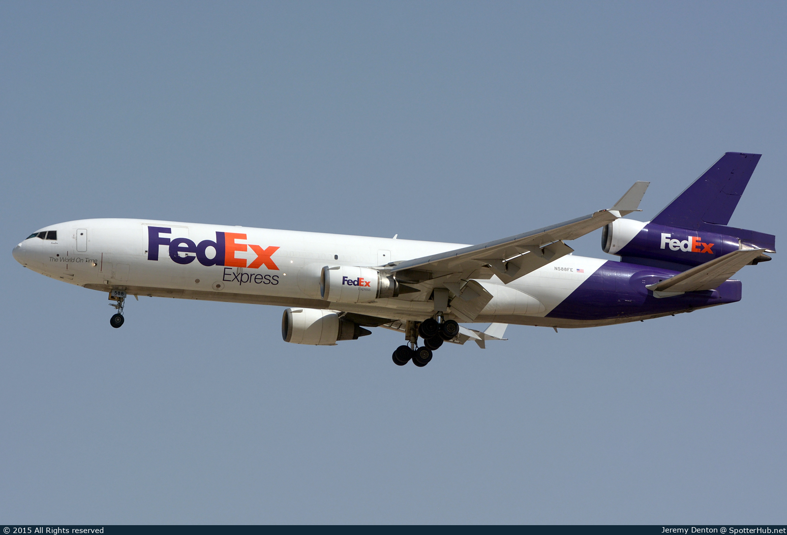 Photo of N588FE - McDonnell Douglas MD-11(F) operated by FedEx