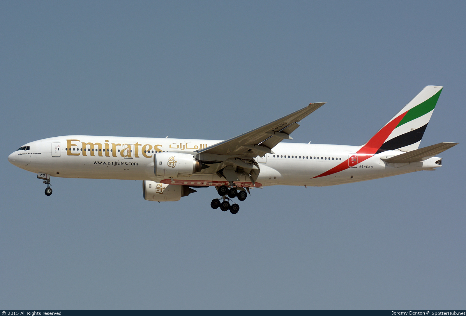 Photo of A6-EMG - Boeing 777-21H(ER) operated by Emirates