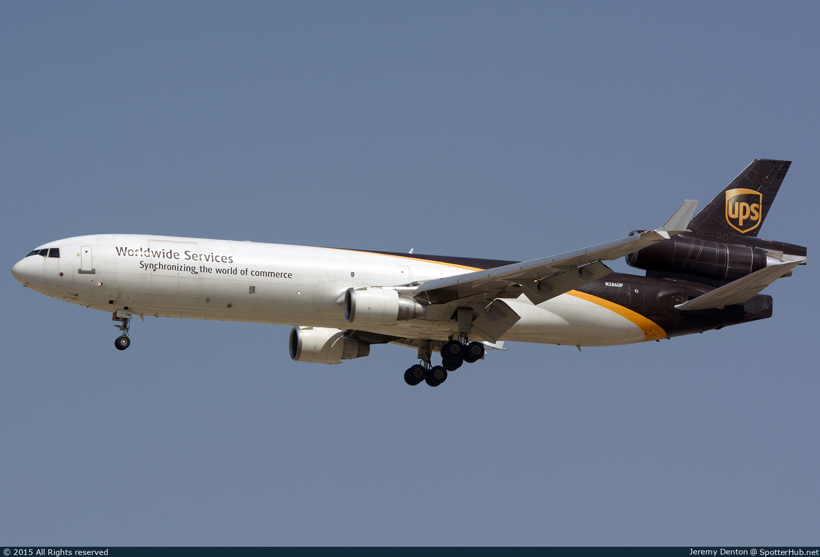 Photo of N286UP - McDonnell Douglas MD-11(F) operated by UPS United Parcel Service