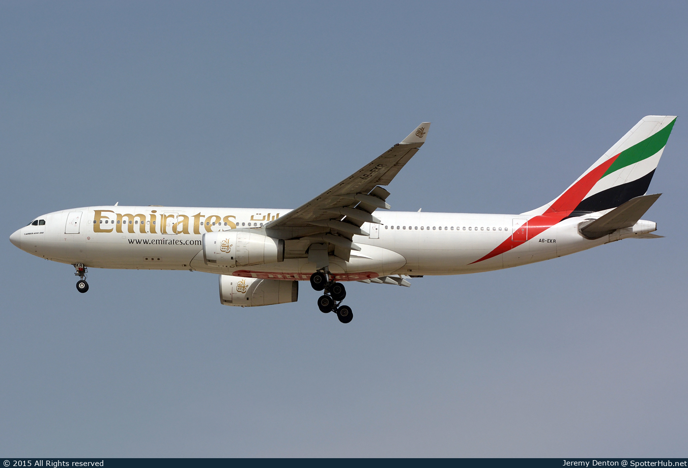 Photo of A6-EKR - Airbus A330-243 operated by Emirates