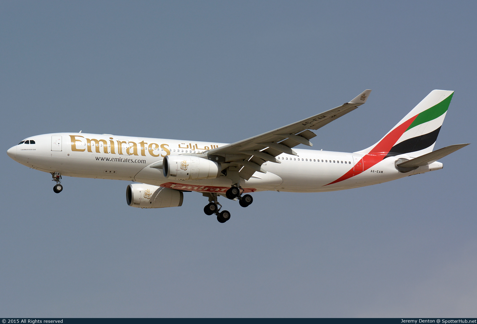 Photo of A6-EAM - Airbus A330-243 operated by Emirates