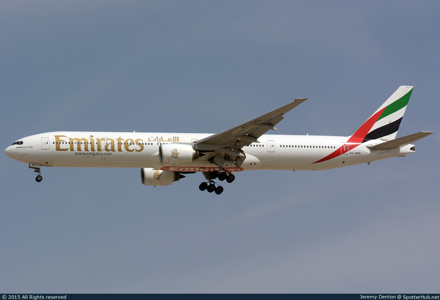 Photo of A6-EMO - Boeing 777-31H operated by Emirates