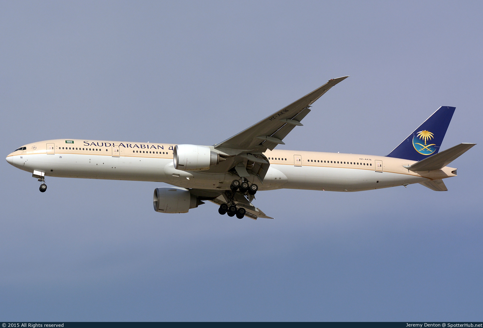 Photo of HZ-AK16 - Boeing 777-368(ER) operated by Saudi Arabian Airlines