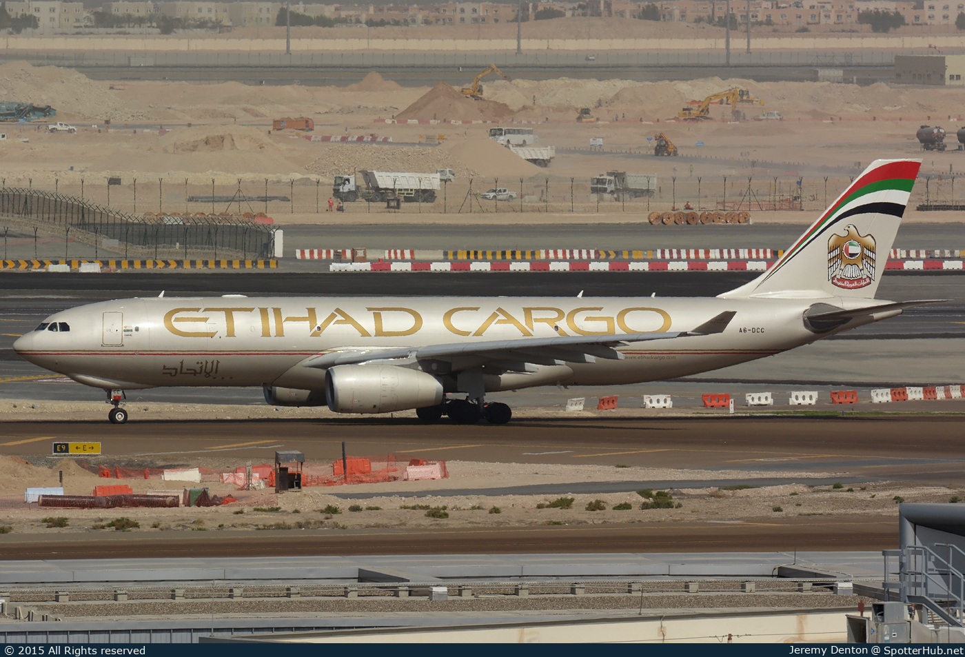 Photo of A6-DCC - Airbus A330-243F operated by Etihad Cargo