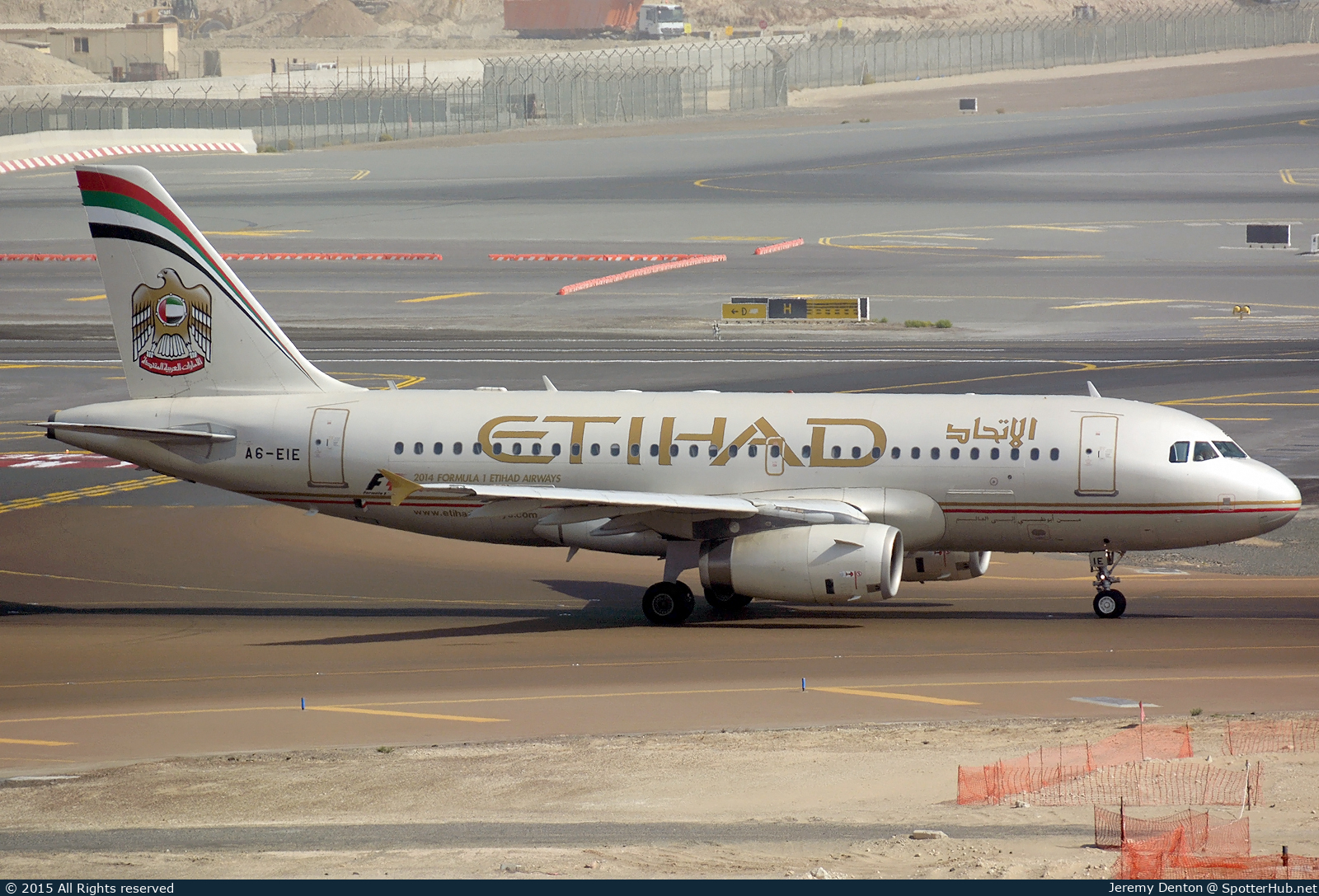 Photo of A6-EIE - Airbus A319-132 operated by Etihad Airways