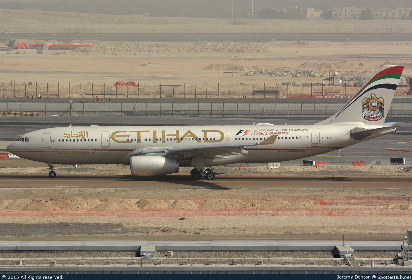 Photo of A6-EYT - Airbus A330-243 operated by Etihad Airways