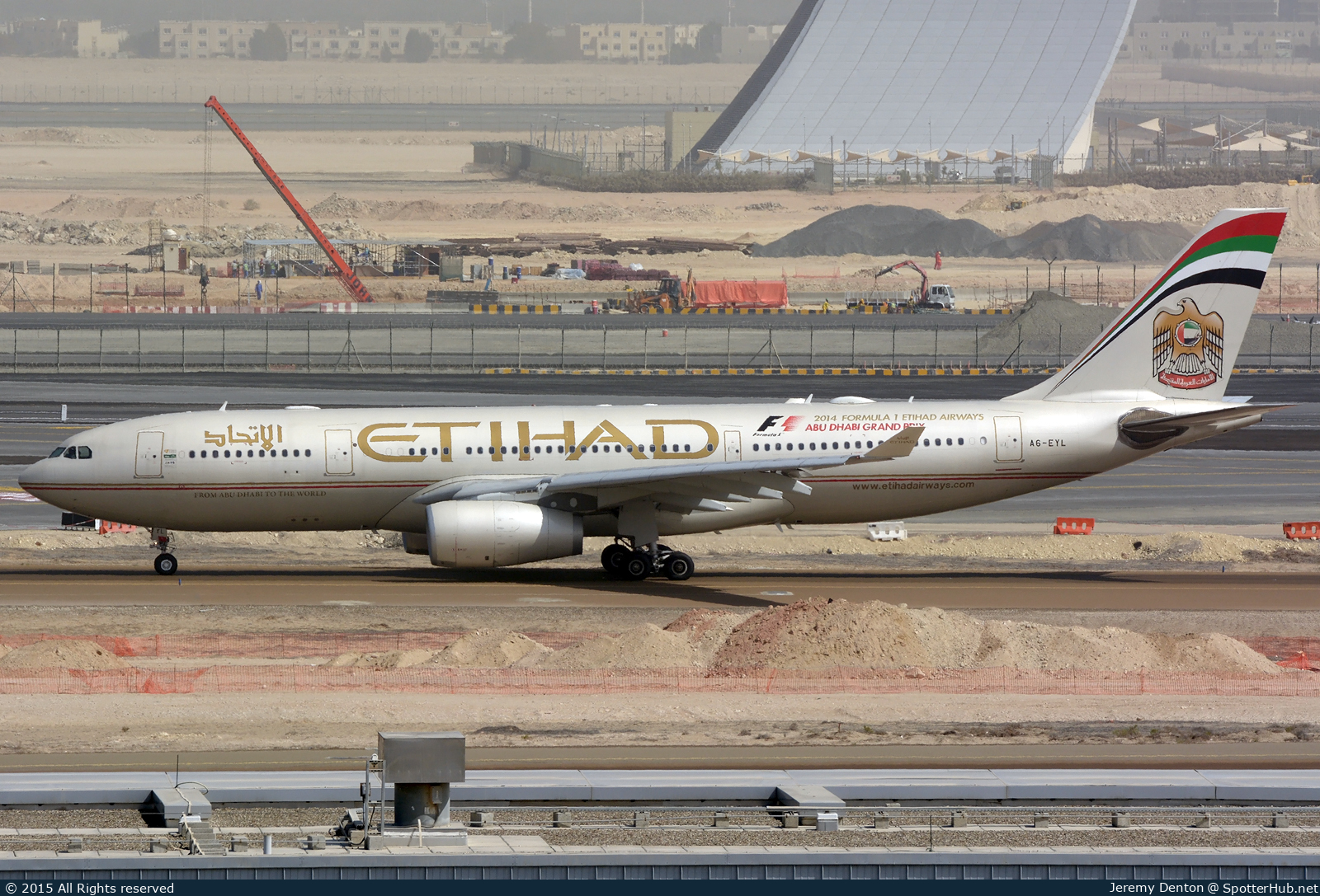 Photo of A6-EYL - Airbus A330-243 operated by Etihad Airways
