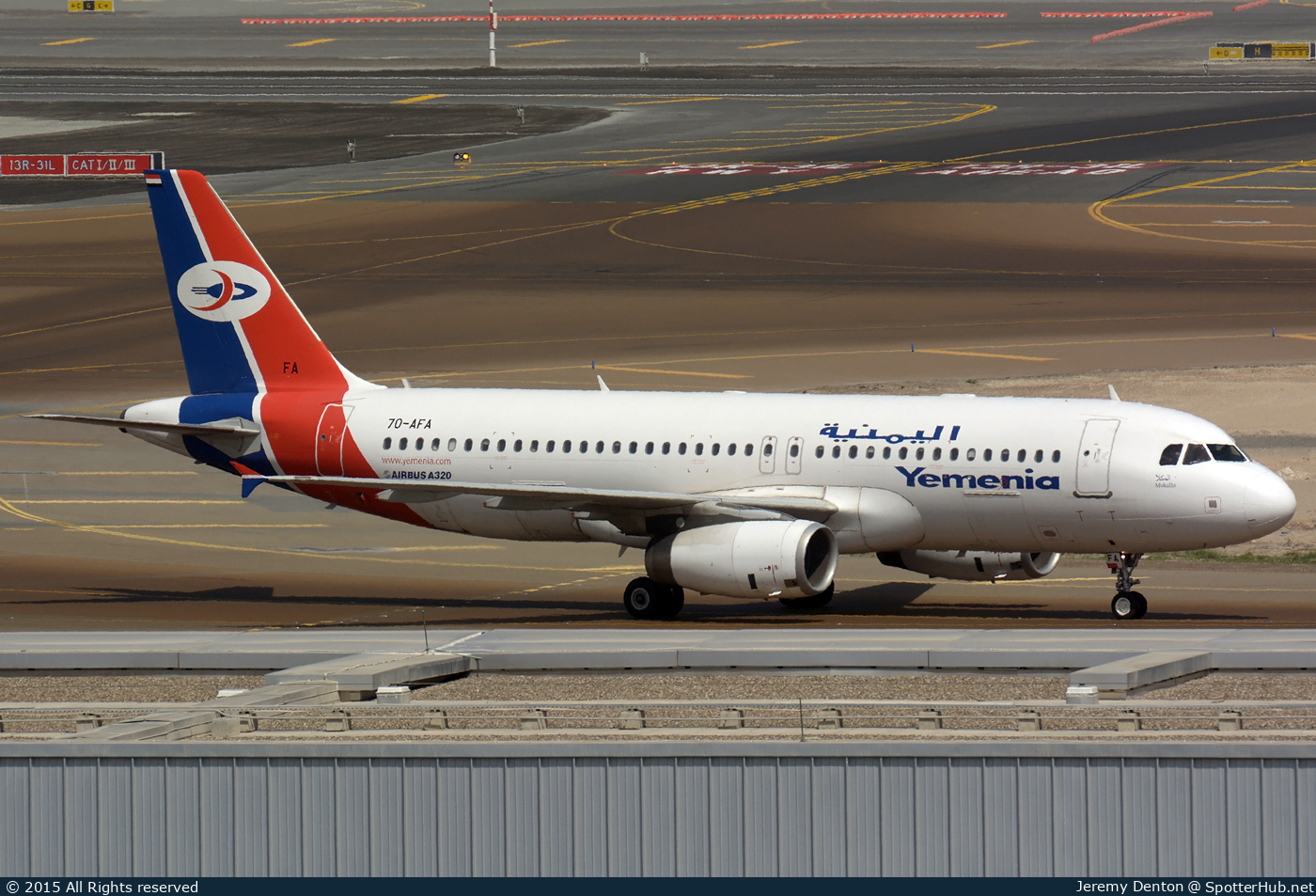 Photo of 7O-AFA - Airbus A320-233 operated by Yemenia