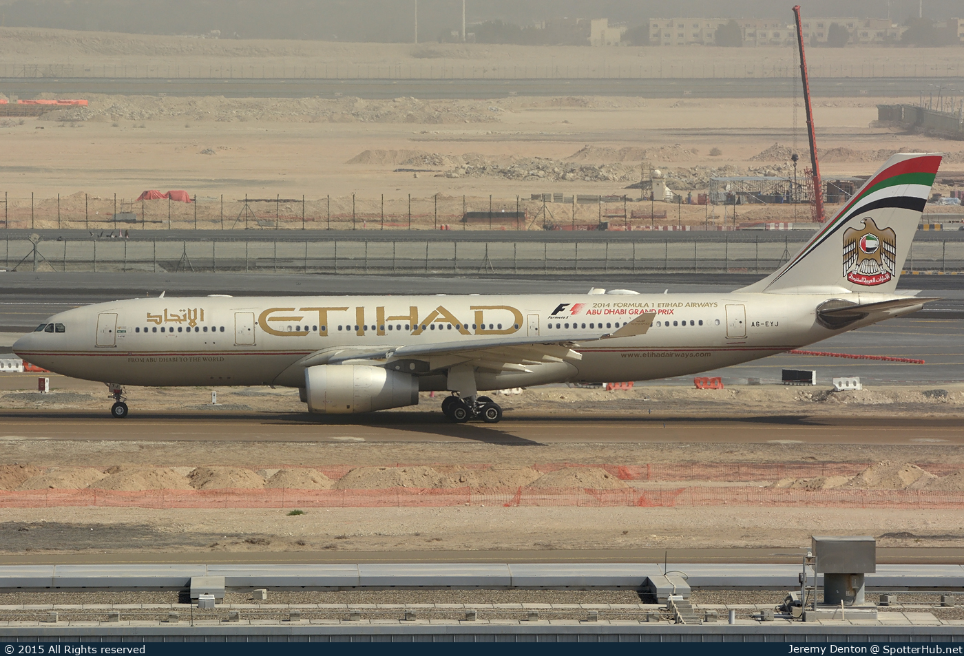 Photo of A6-EYJ - Airbus A330-243 operated by Etihad Airways