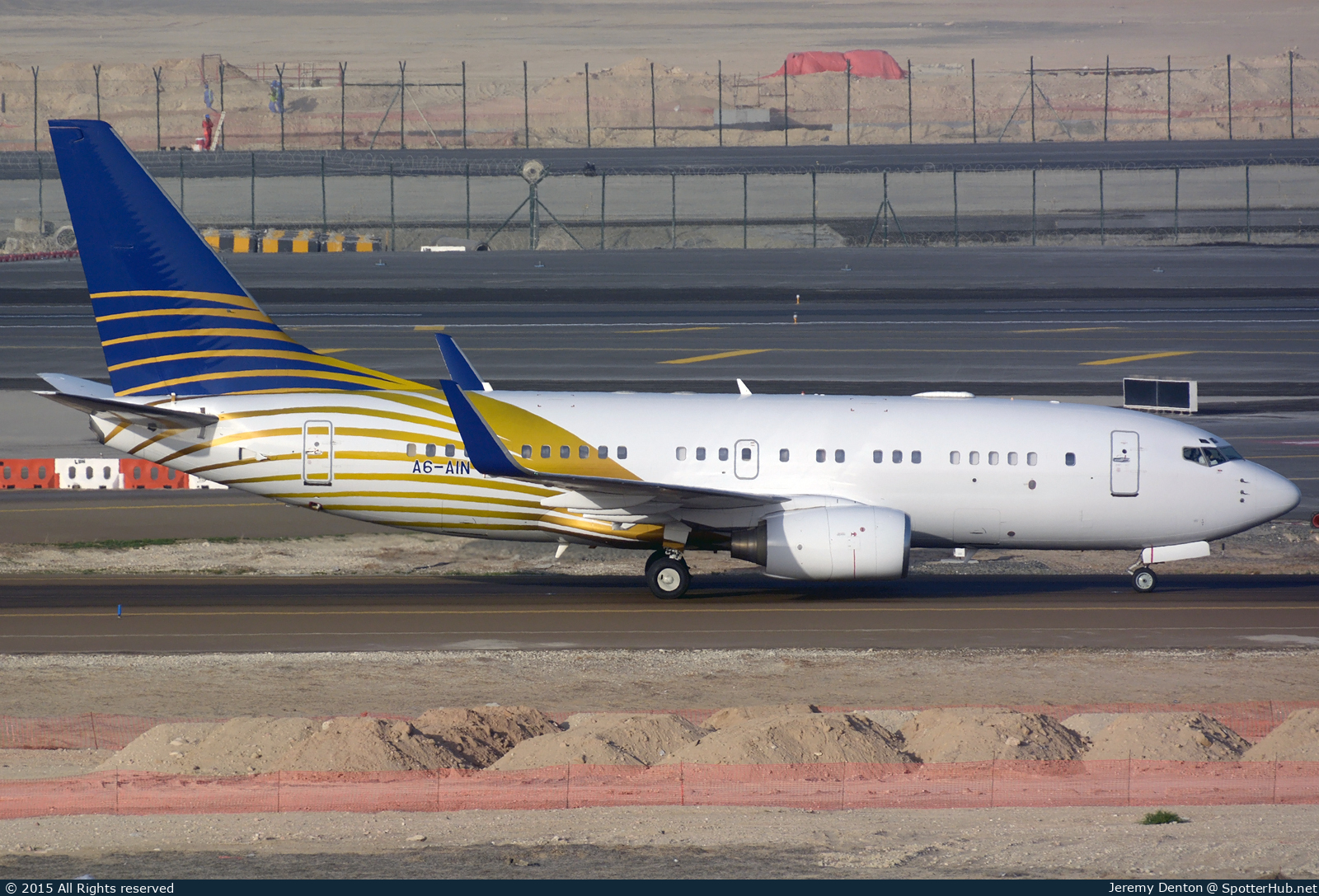 Photo of A6-AIN - Boeing 737-7Z5(BBJ) operated by Royal Jet