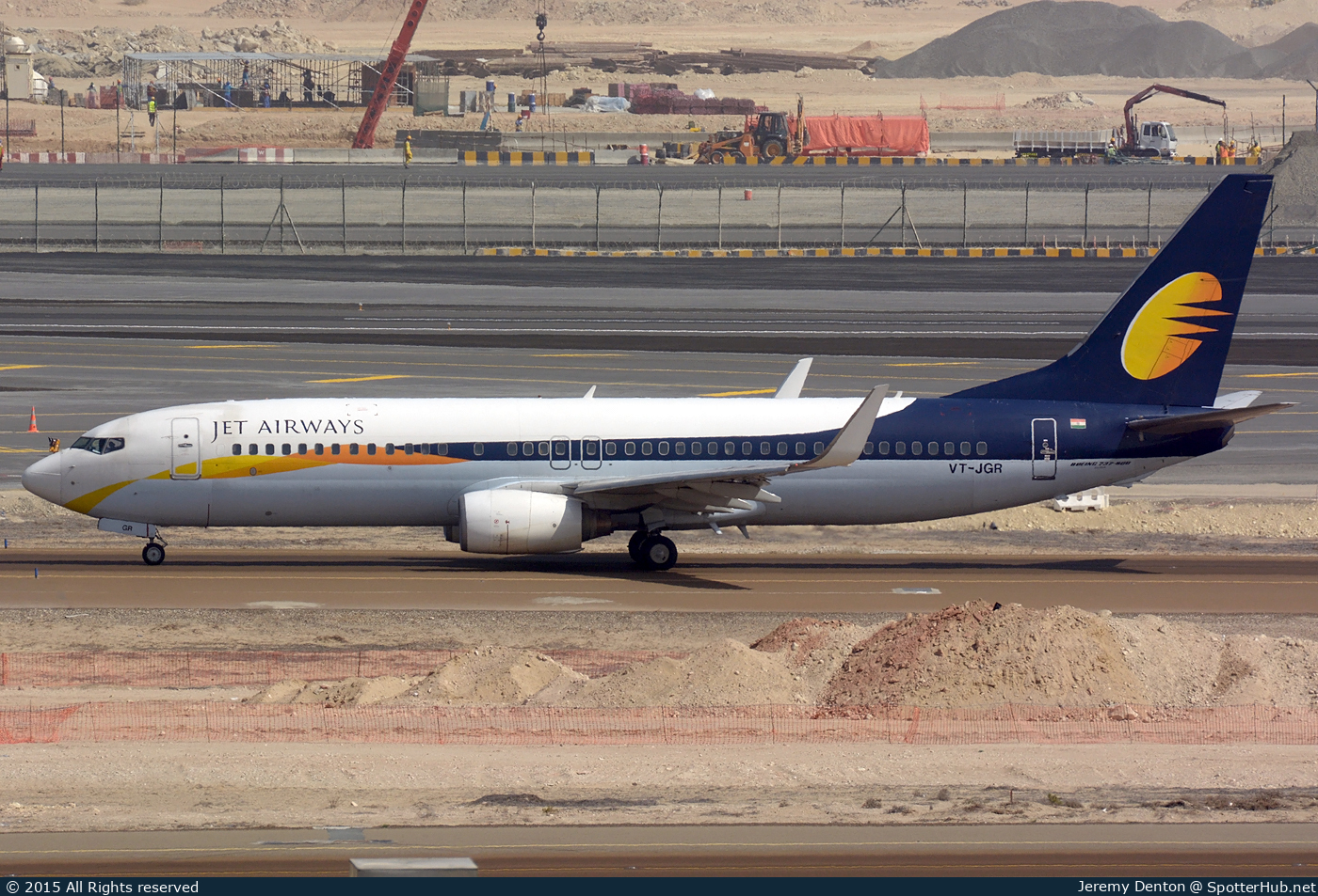 Photo of VT-JGR - Boeing 737-85R operated by Jet Airways