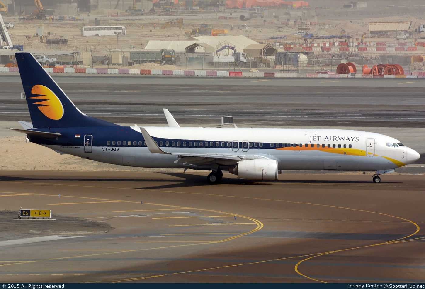 Photo of VT-JGV - Boeing 737-85R operated by Jet Airways