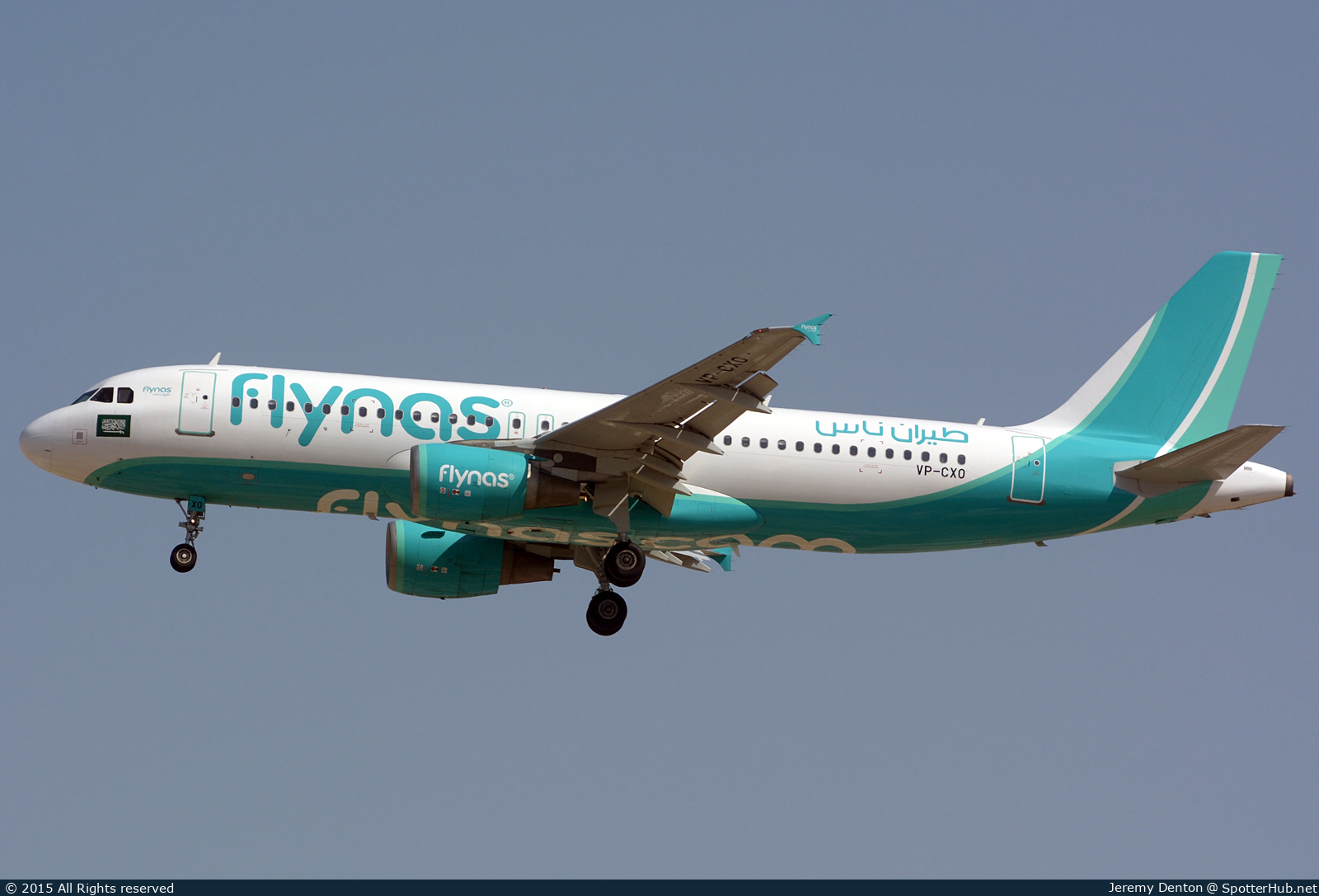 Photo of VP-CXO - Airbus A320-214 operated by Flynas