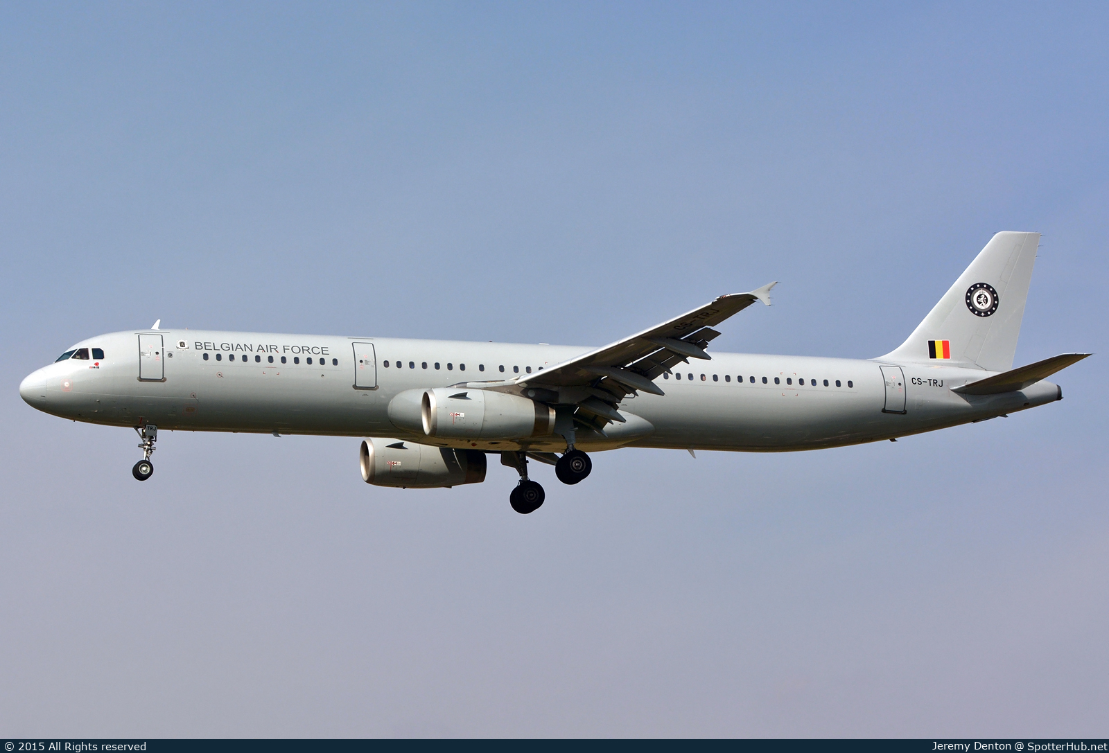 Photo of CS-TRJ - Airbus A321-231 operated by Belgian Air Force (opb Hi Fly)