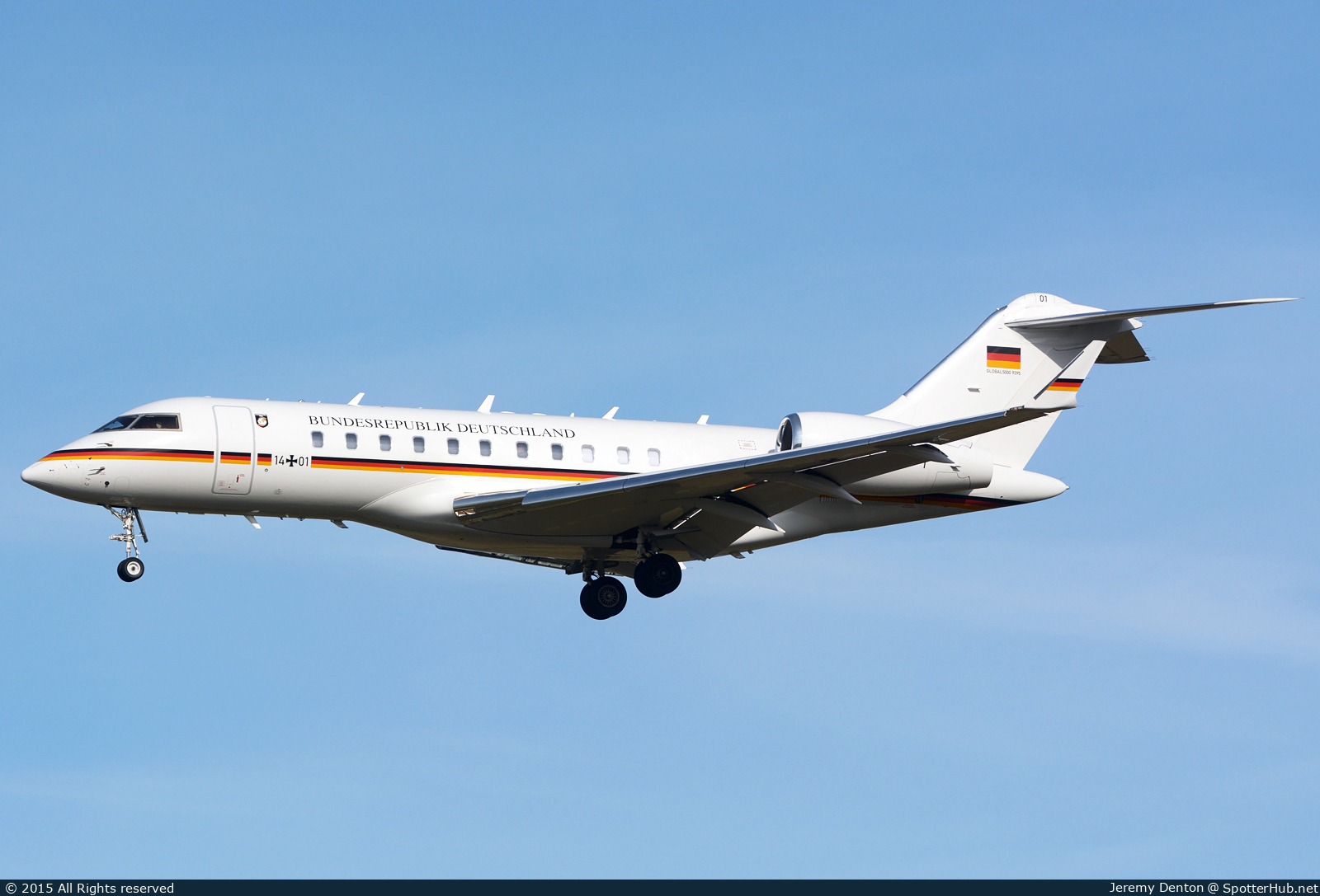 Photo of 14+01 - Bombardier Global 5000 operated by German Air Force