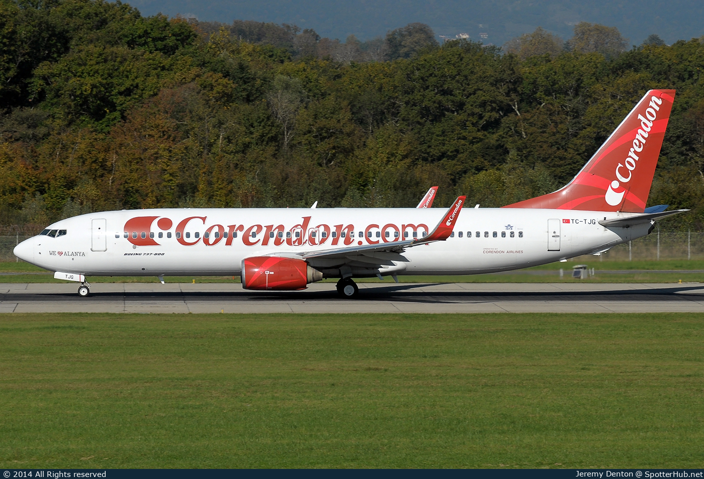 Photo of TC-TJG - Boeing 737-86J operated by Corendon Airlines
