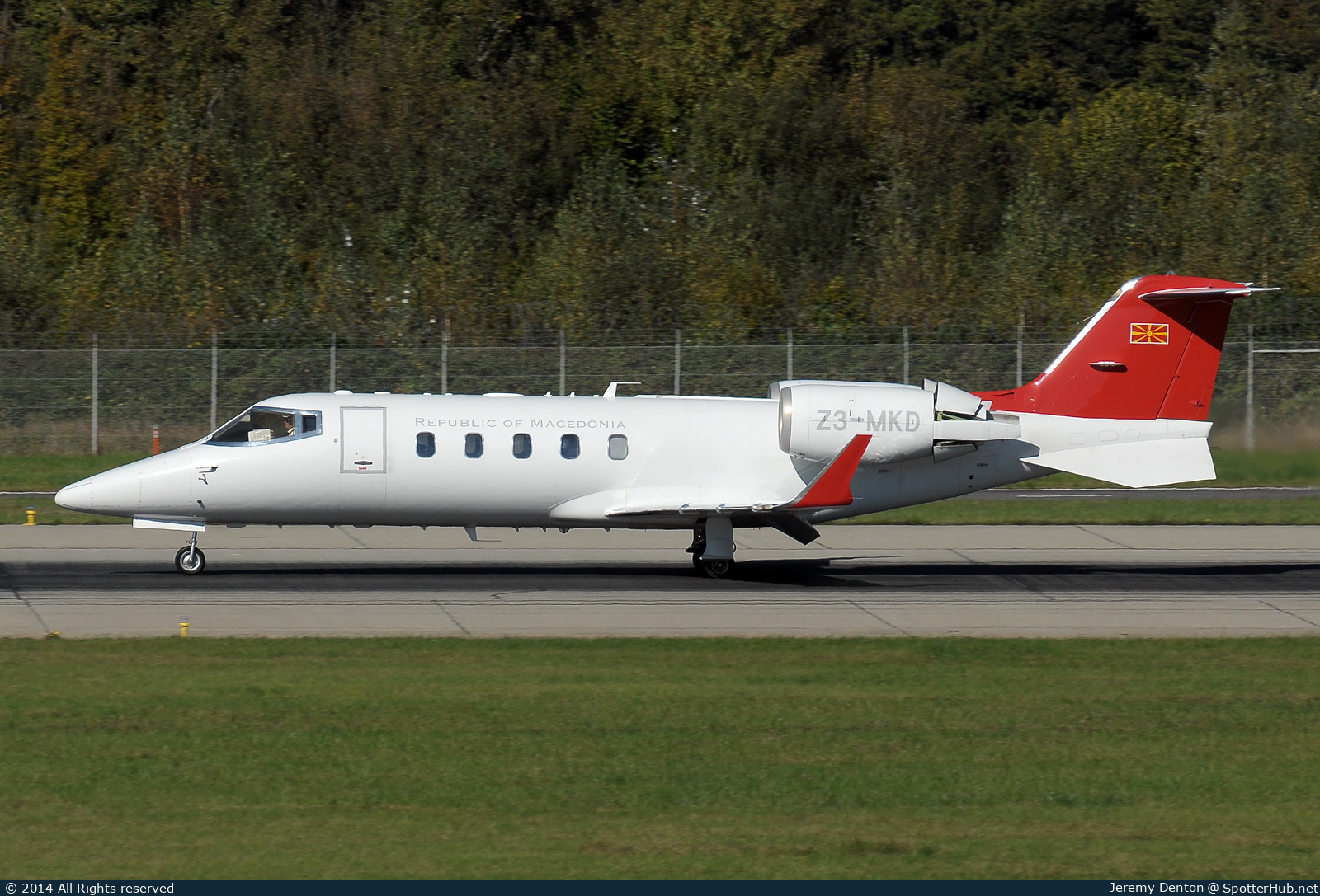 Photo of Z3-MKD - Bombardier Learjet 60 operated by Government of North Macedonia