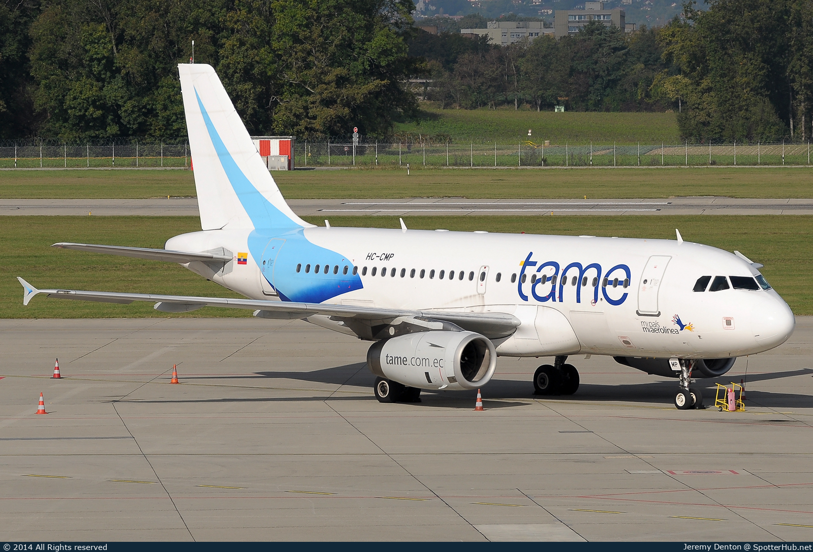 Photo of HC-CMP - Airbus A319-132 operated by TAME