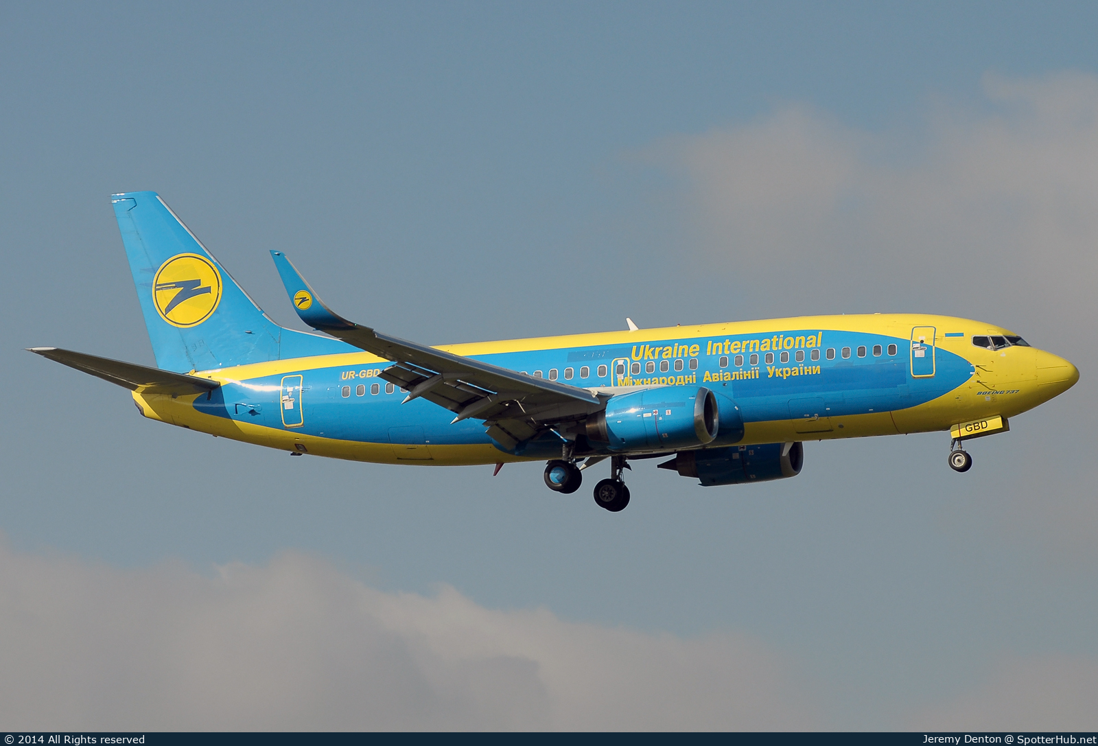Photo of UR-GBD - Boeing 737-36Q operated by Ukraine International Airlines