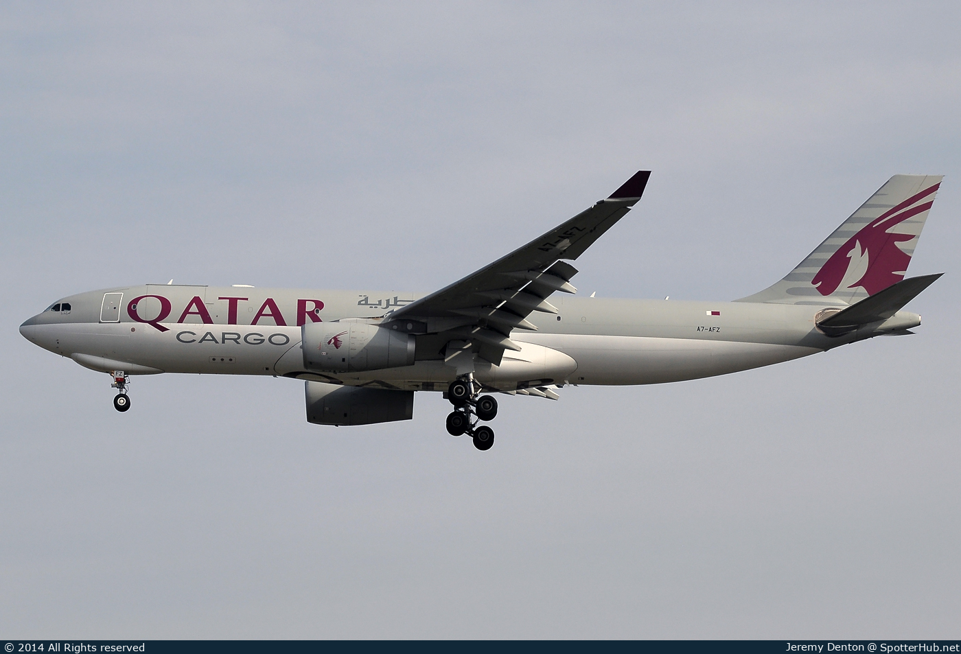 Photo of A7-AFZ - Airbus A330-243F operated by Qatar Airways Cargo