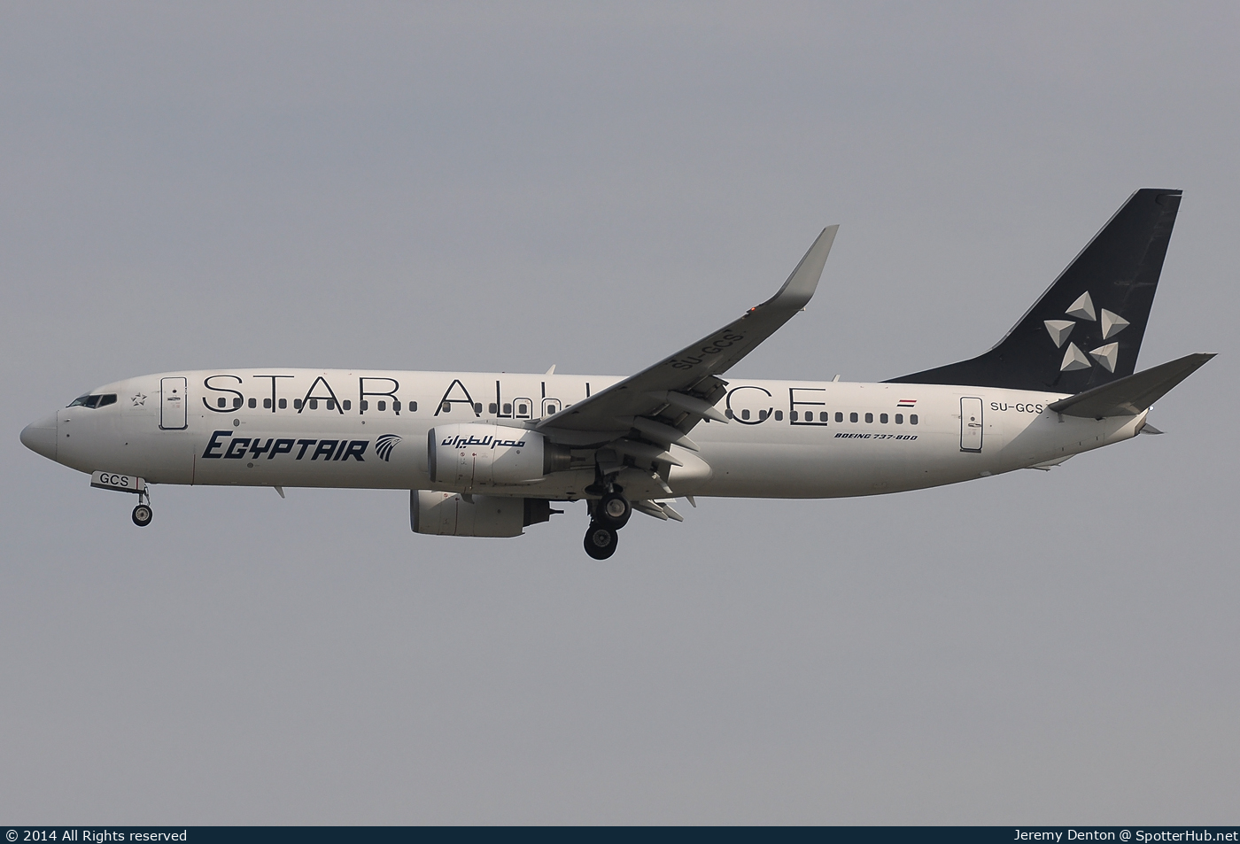 Photo of SU-GCS - Boeing 737-866 operated by Egyptair