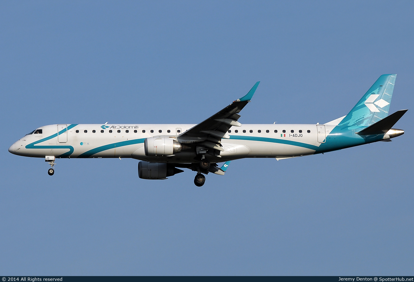 Photo of I-ADJO - Embraer ERJ-195LR operated by Air Dolomiti