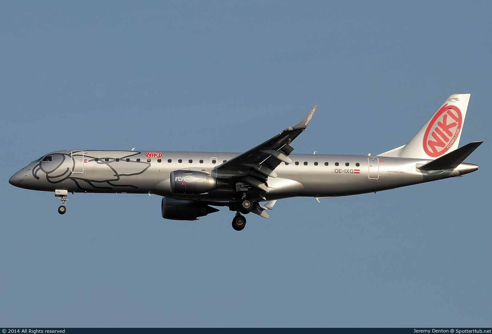 Photo of OE-IXG - Embraer ERJ-190LR operated by Niki