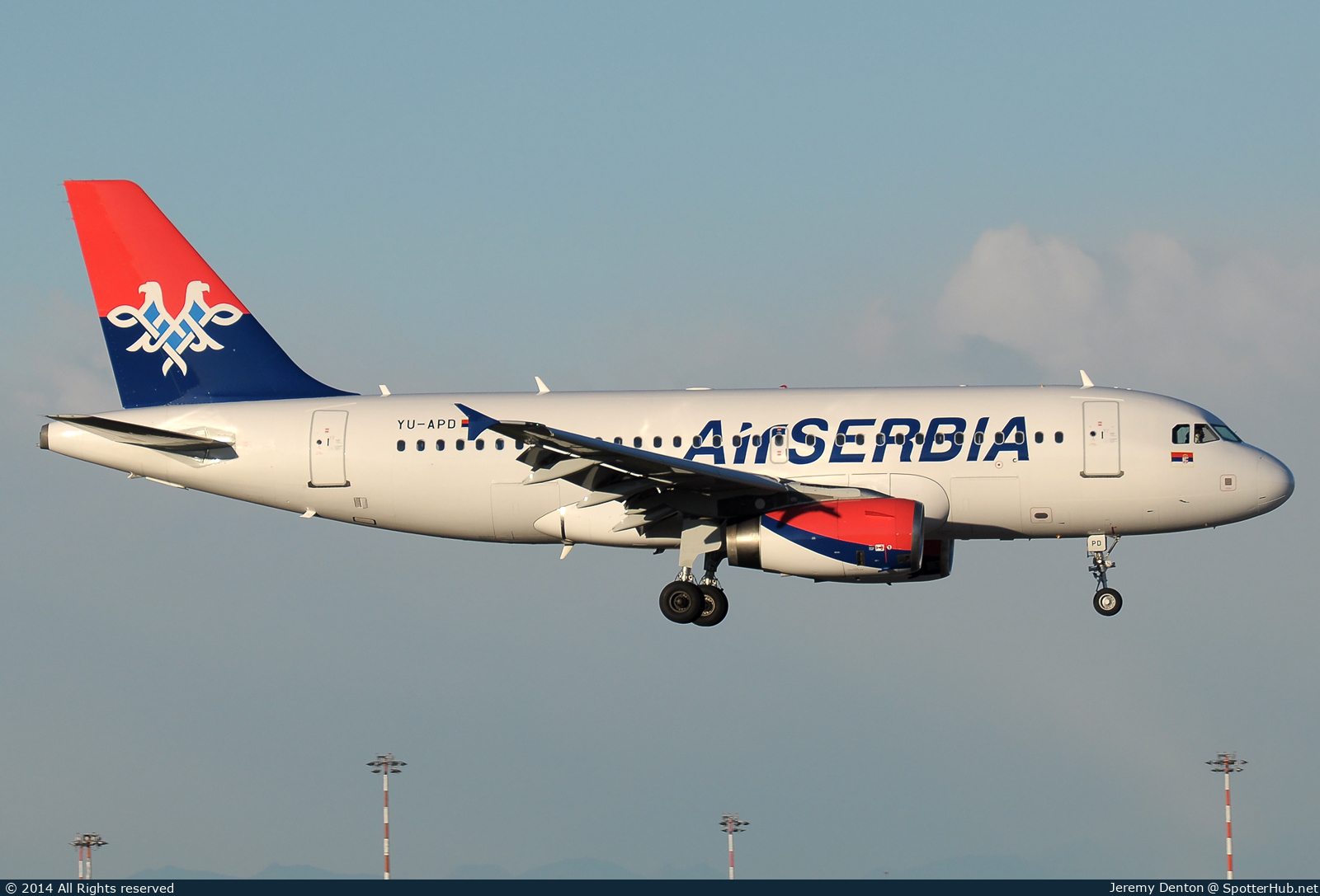 Photo of YU-APD - Airbus A319-132 operated by Air Serbia