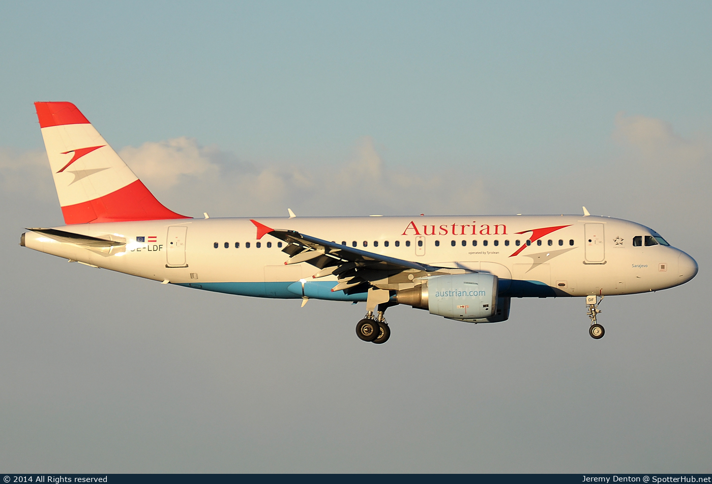 Photo of OE-LDF - Airbus A319-112 operated by Austrian Airlines