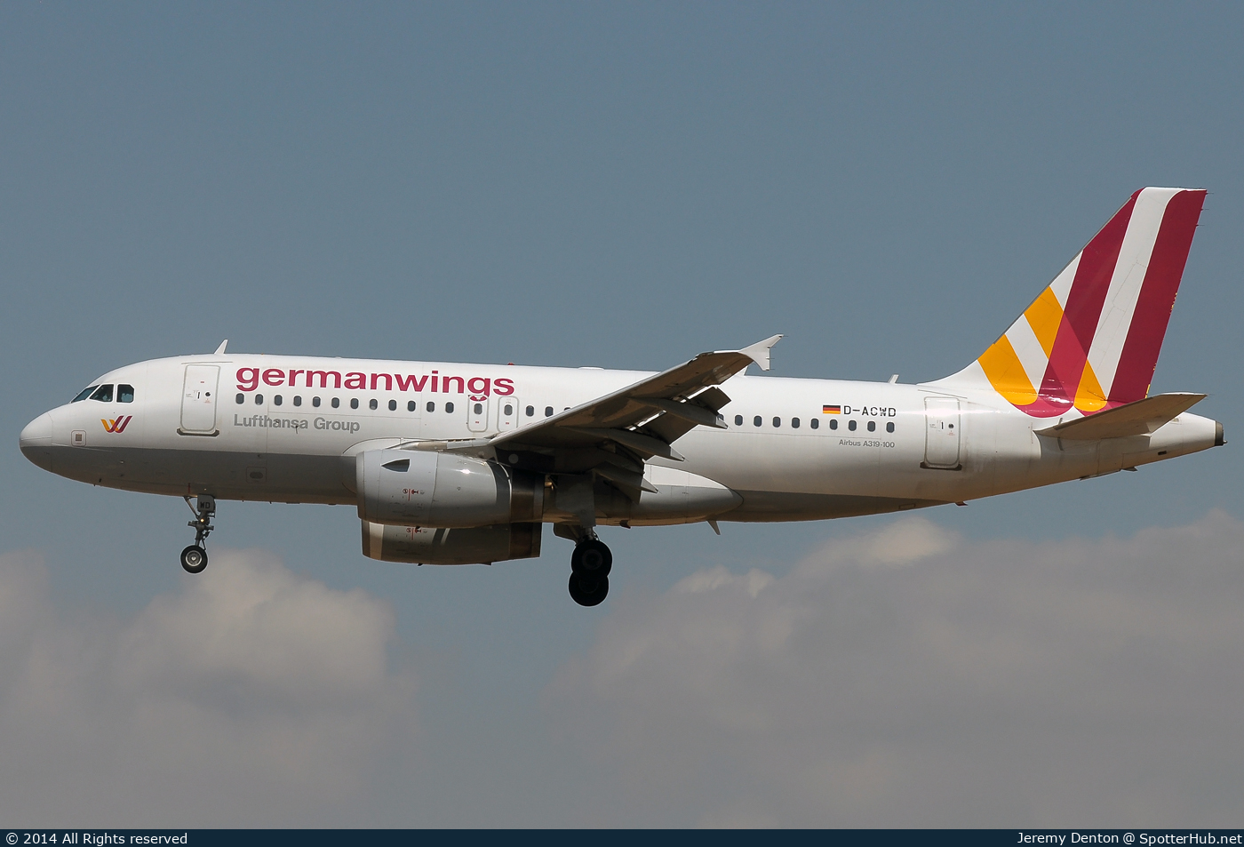 Photo of D-AGWD - Airbus A319-132 operated by Germanwings