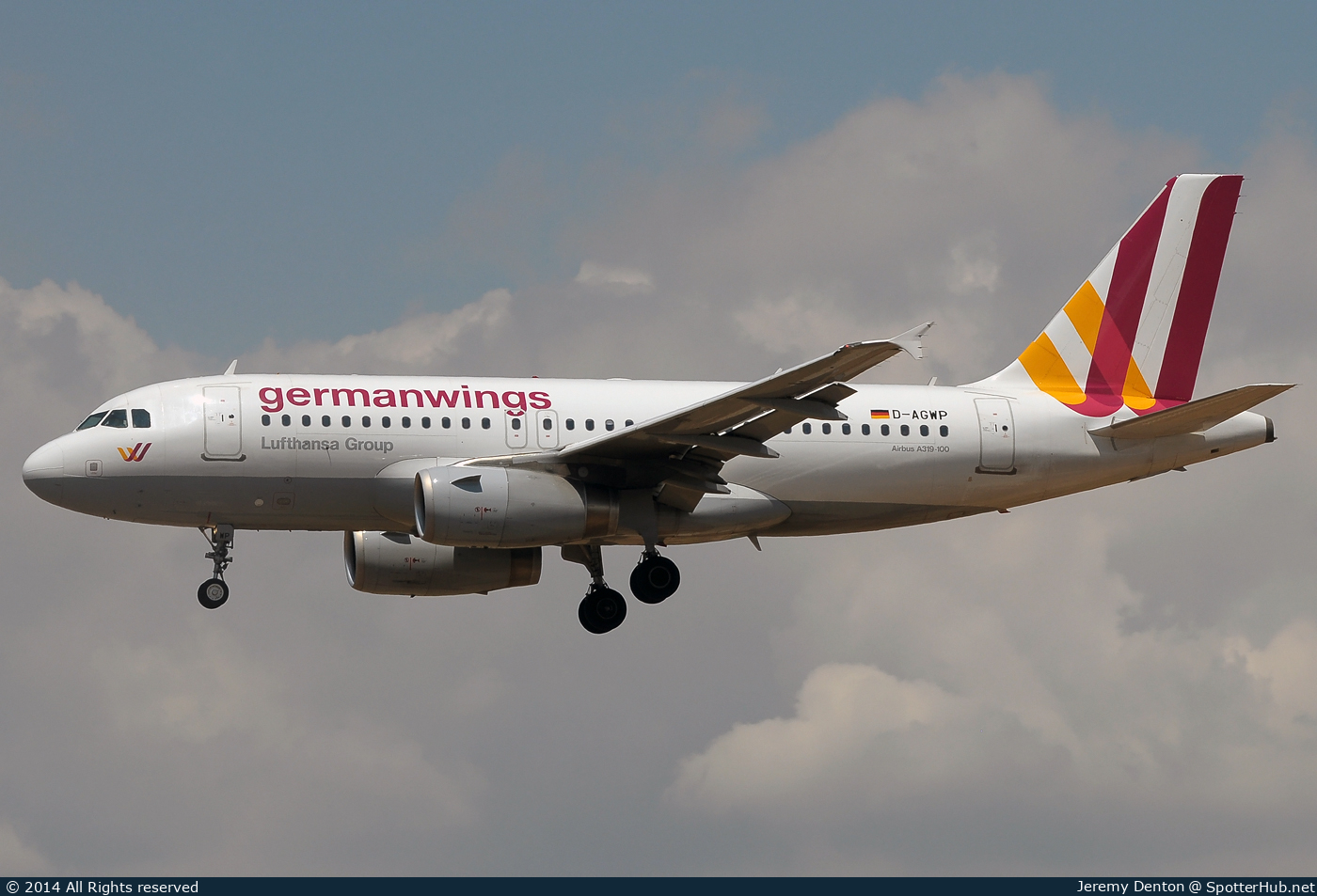 Photo of D-AGWP - Airbus A319-132 operated by Germanwings