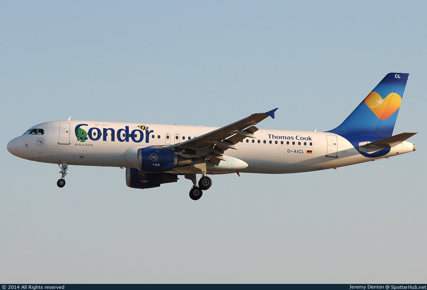 Photo of D-AICL - Airbus A320-212 operated by Condor